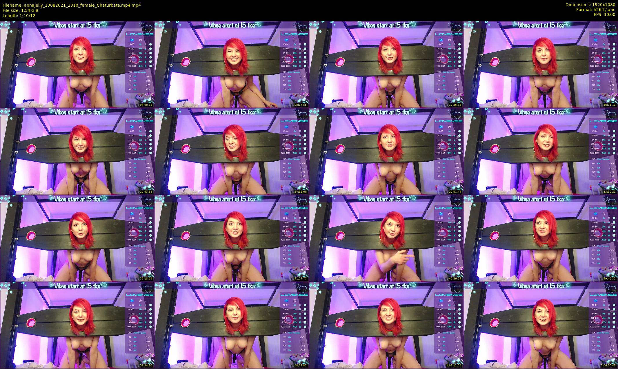 annajelly — 71 minute Chaturbate couple cam show recording, 1080p, Aug 13, 2021