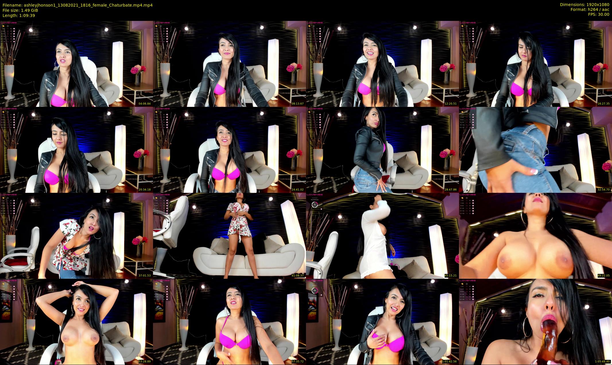 ashleyjhonson1 — 70 minute Chaturbate female cam show recording, 1080p, Aug 13, 2021