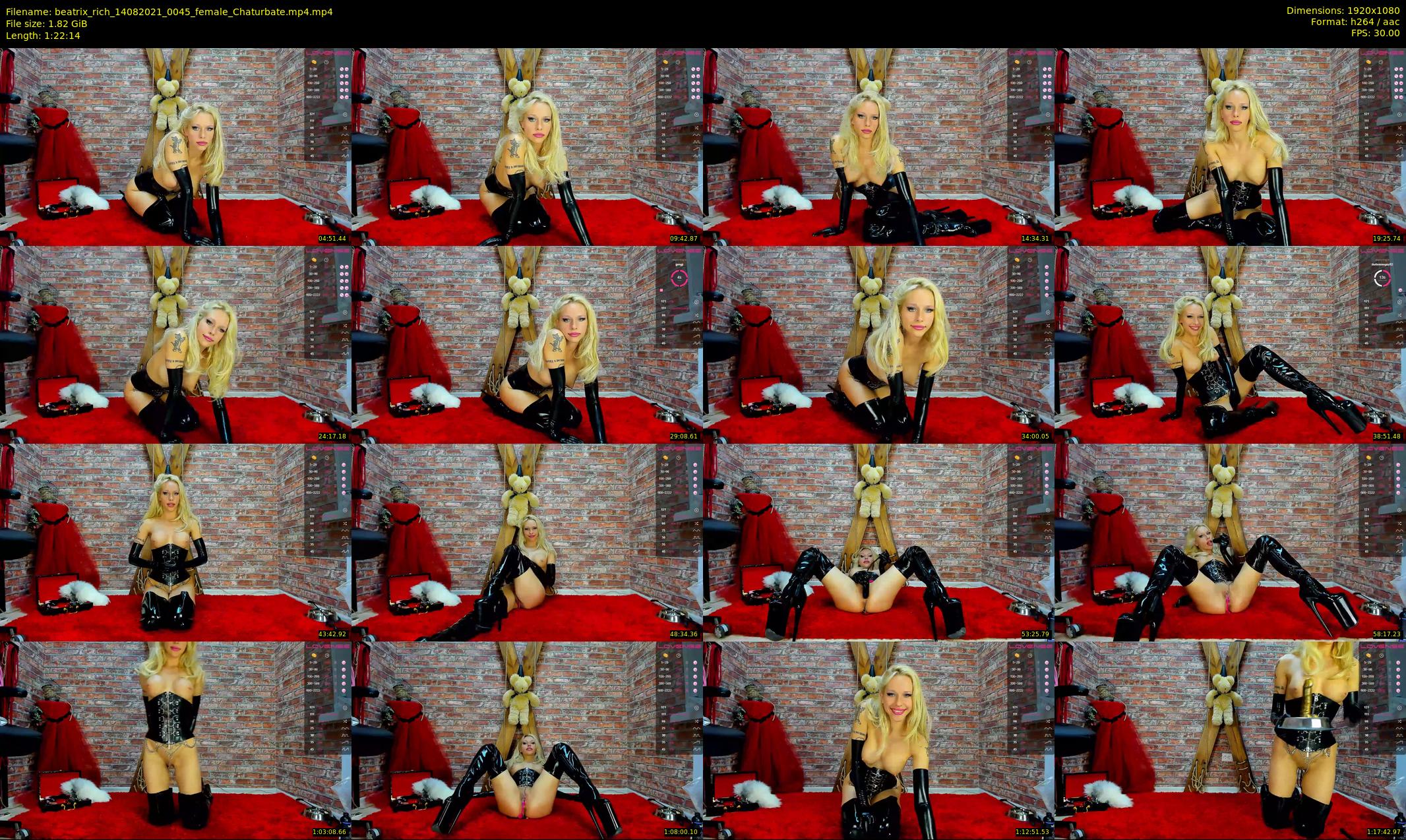 beatrix_rich — 83 minute Chaturbate female cam show recording, 1080p, Aug 14, 2021