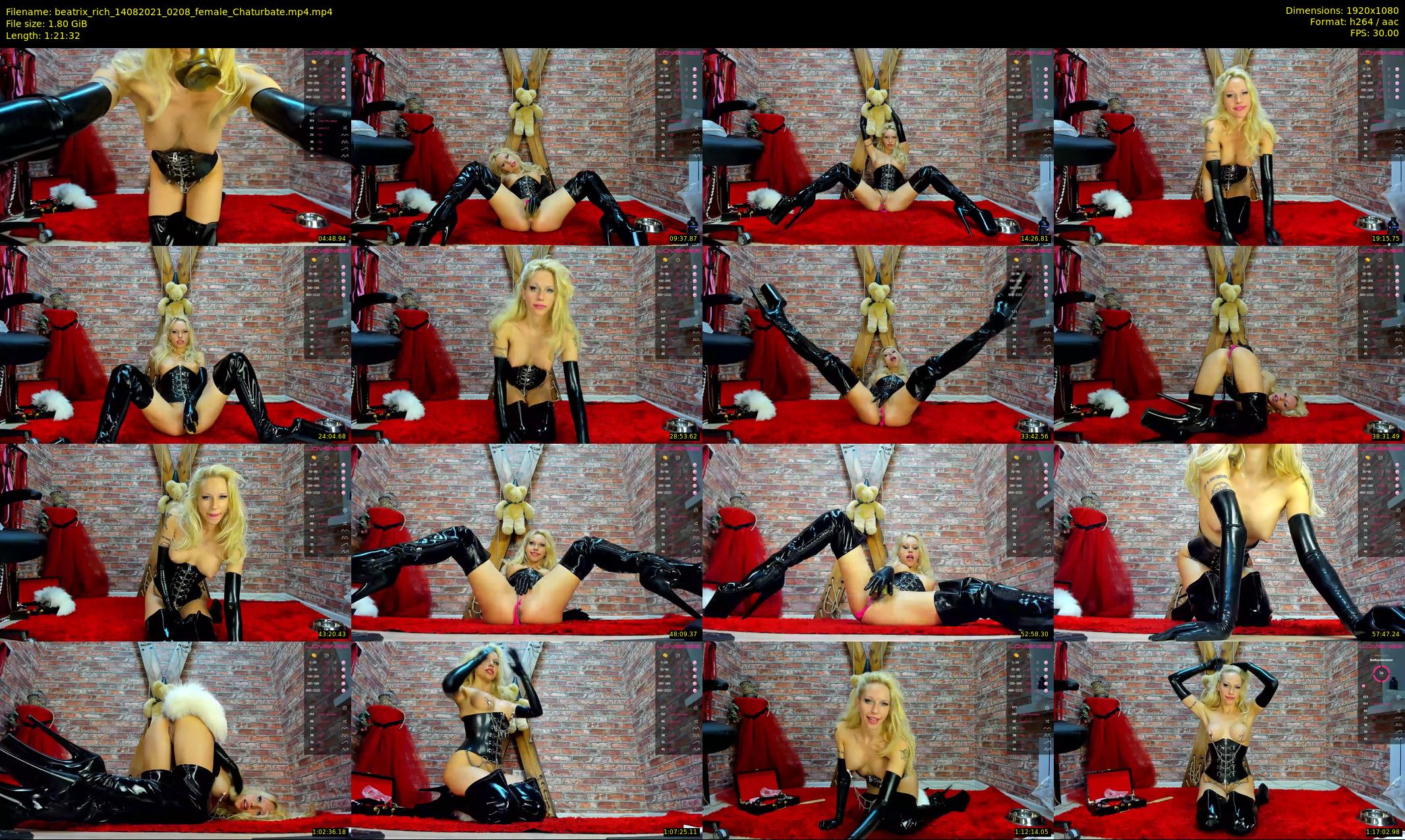 beatrix_rich — 82 minute Chaturbate female cam show recording, 1080p, Aug 14, 2021
