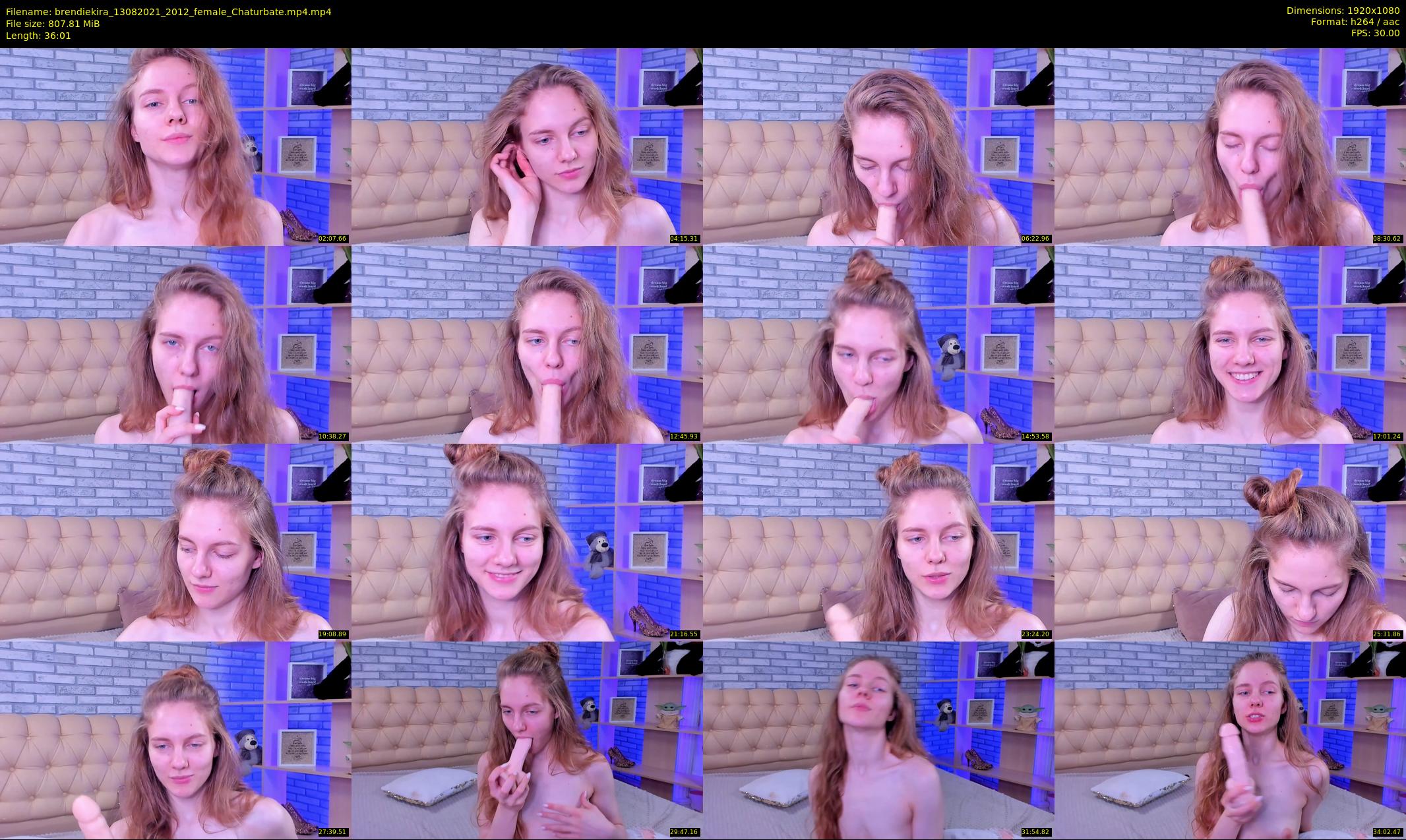 brendiekira — 37 minute Chaturbate couple cam show recording, 1080p, Aug 13, 2021