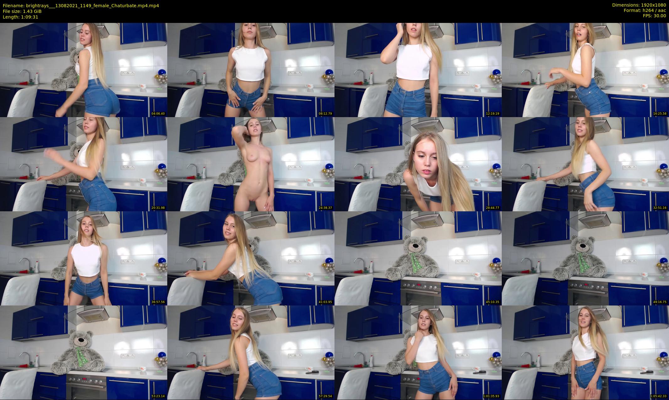 brightrays__ — 70 minute Chaturbate female cam show recording, 1080p, Aug 13, 2021
