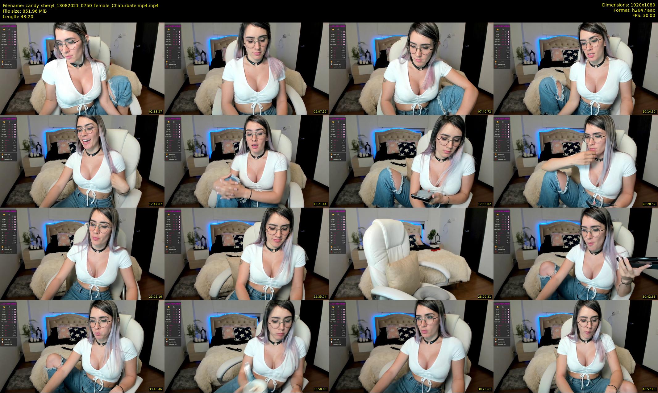 candy_sheryl — 44 minute Chaturbate female cam show recording, 1080p, Aug 13, 2021