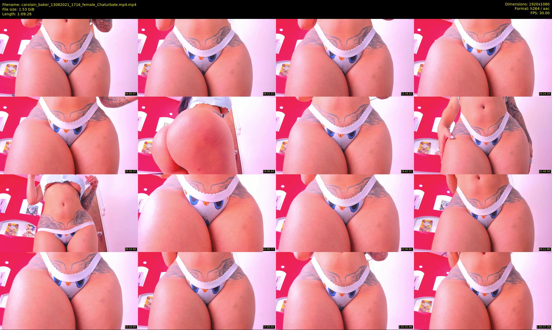 carolain_baker — 70 minute Chaturbate female cam show recording, 1080p, Aug 13, 2021