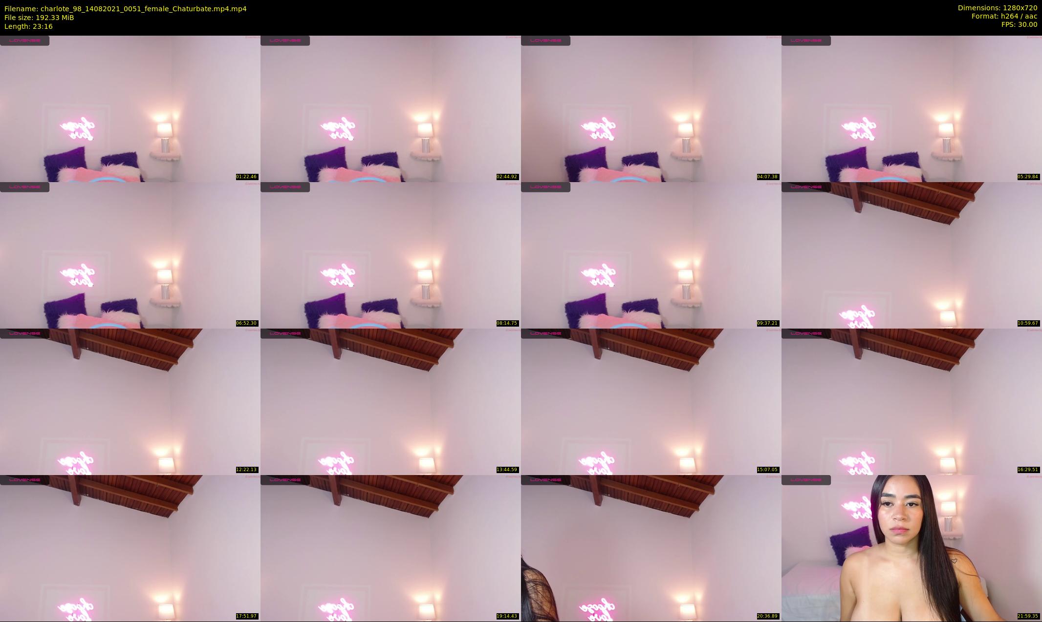 charlote_98 — 24 minute Chaturbate female cam show recording, 720p, Aug 14, 2021
