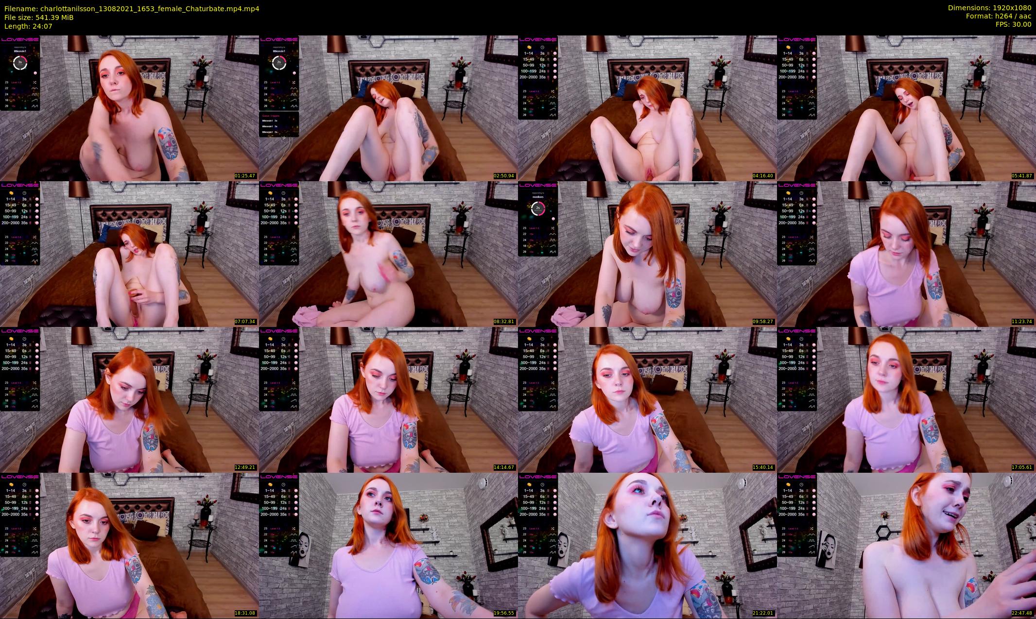 charlottanilsson — 25 minute Chaturbate female cam show recording, 1080p, Aug 13, 2021