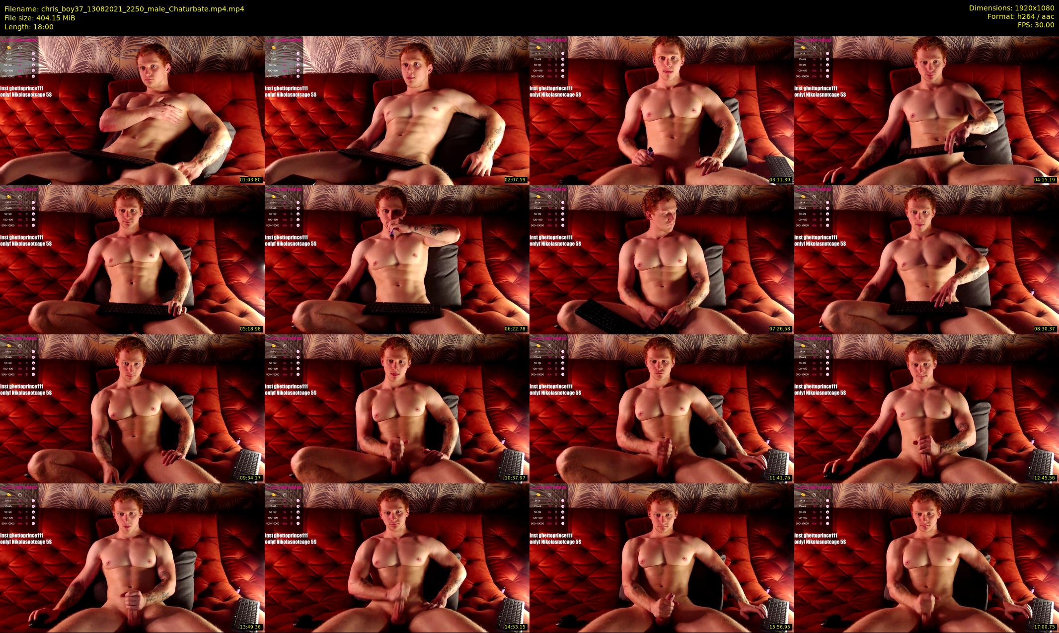 chris_boy37 — 18 minute Chaturbate male cam show recording, 1080p, Aug 13, 2021