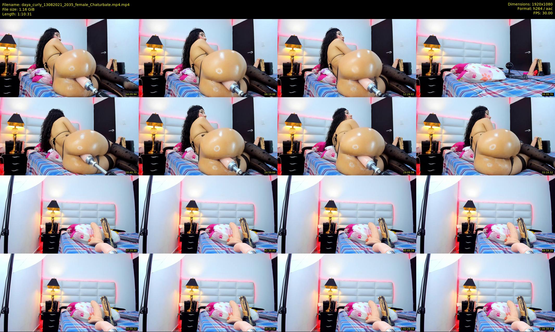 daya_curly — 71 minute Chaturbate female cam show recording, 1080p, Aug 13, 2021