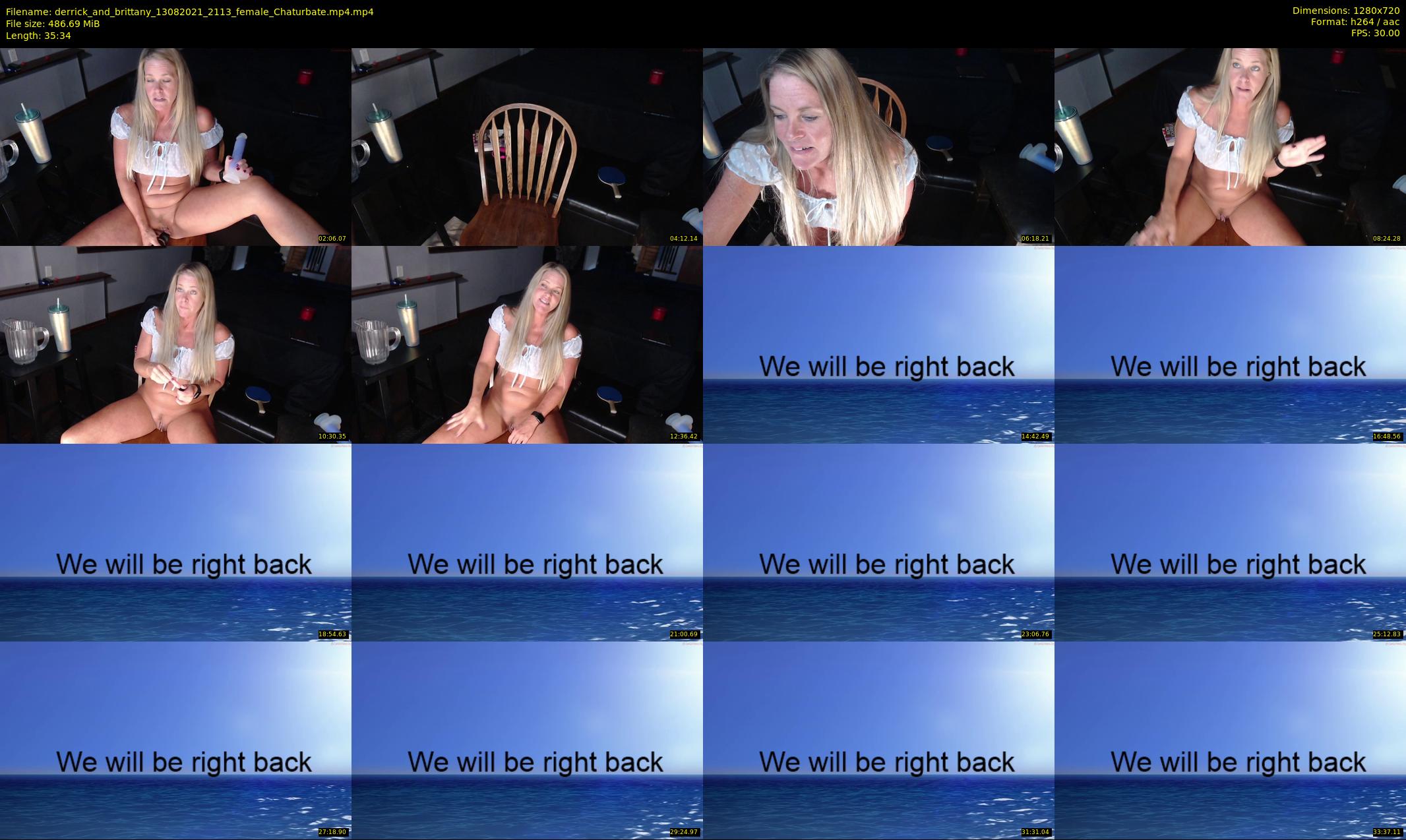 derrick_and_brittany — 36 minute Chaturbate couple cam show recording, 720p, Aug 13, 2021