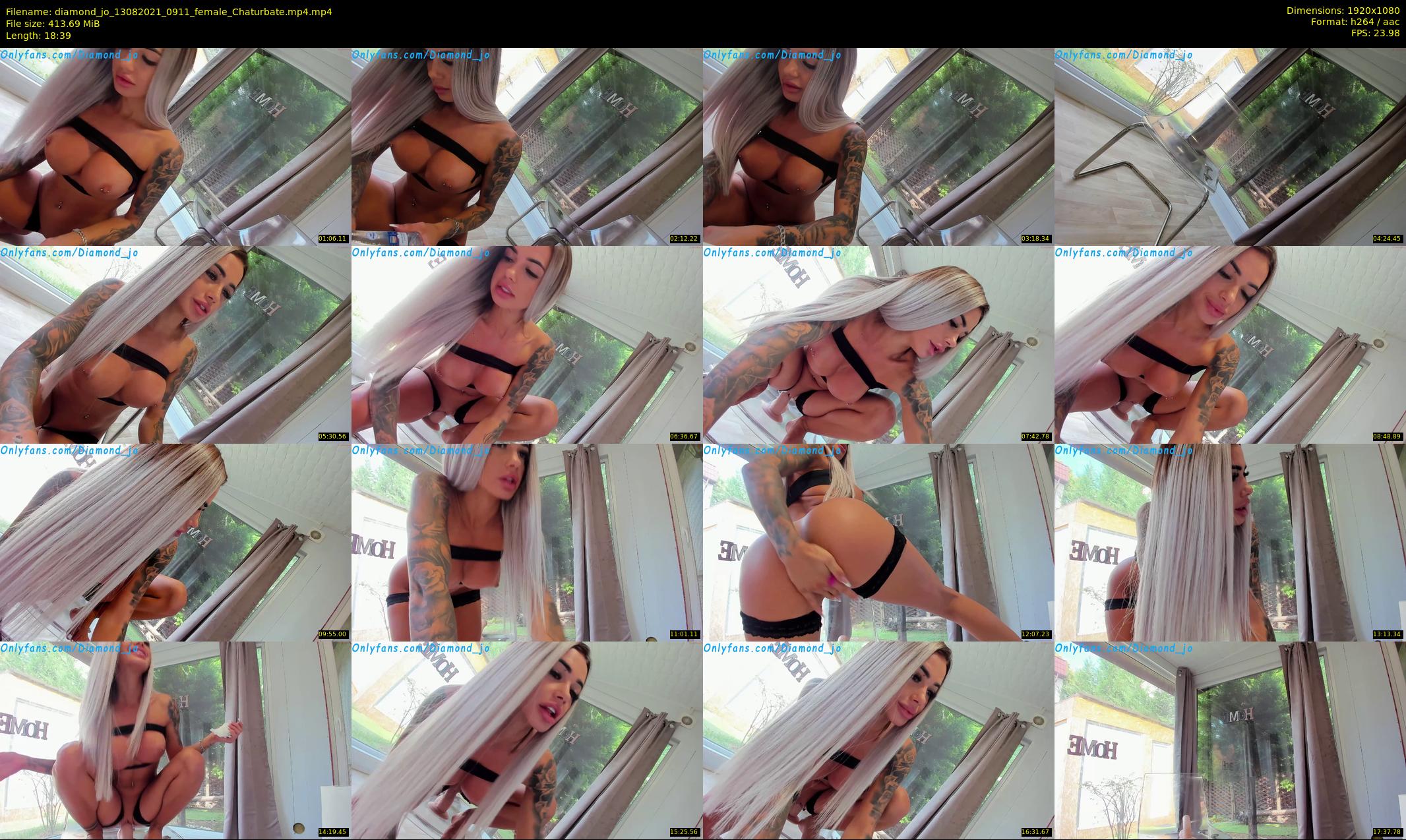 diamond_jo — 19 minute Chaturbate female cam show recording, 1080p, Aug 13, 2021