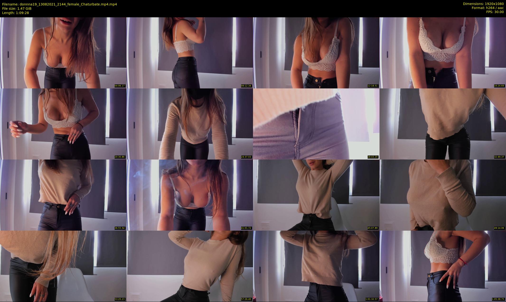 donnna19 — 70 minute Chaturbate female cam show recording, 1080p, Aug 13, 2021
