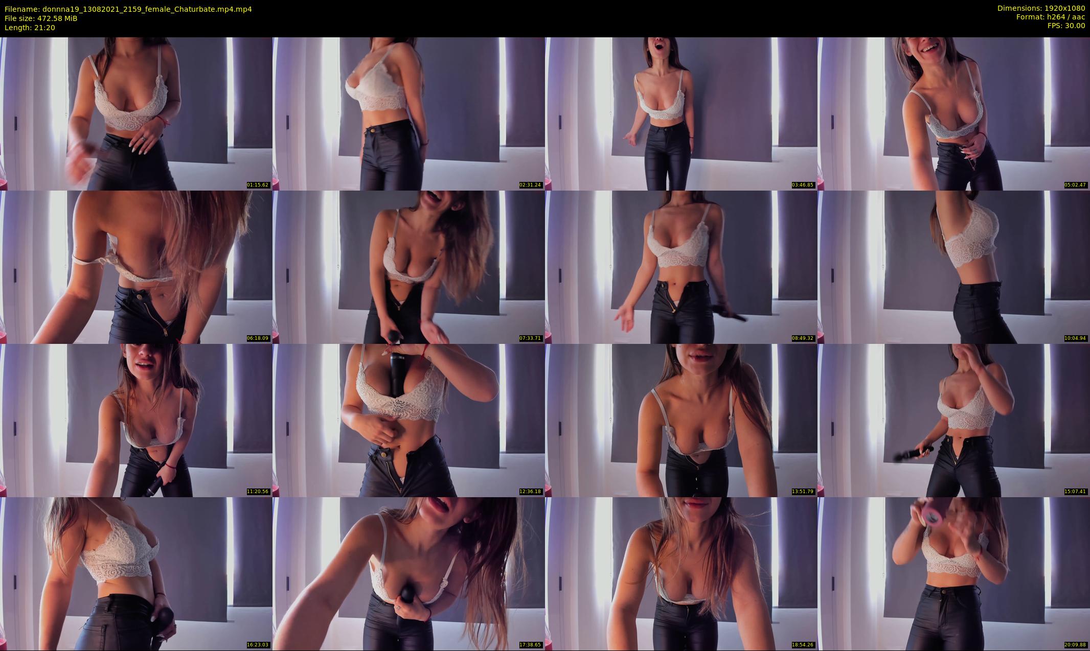donnna19 — 22 minute Chaturbate female cam show recording, 1080p, Aug 13, 2021