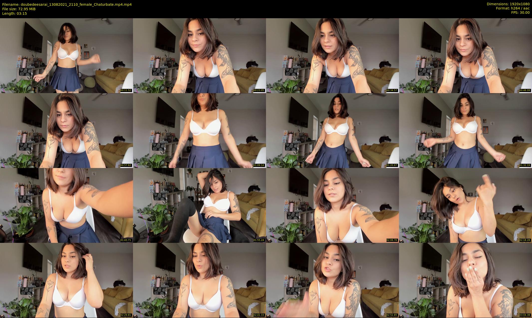doubedeesarai — 4 minute Chaturbate female cam show recording, 1080p, Aug 13, 2021