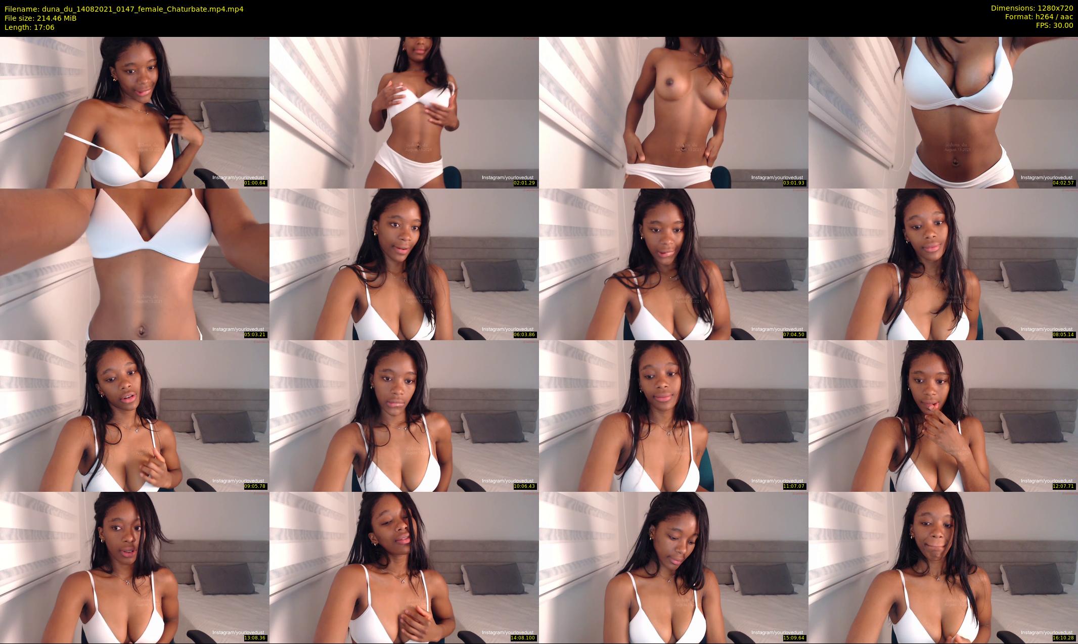 duna_du — 18 minute Chaturbate female cam show recording, 720p, Aug 14, 2021