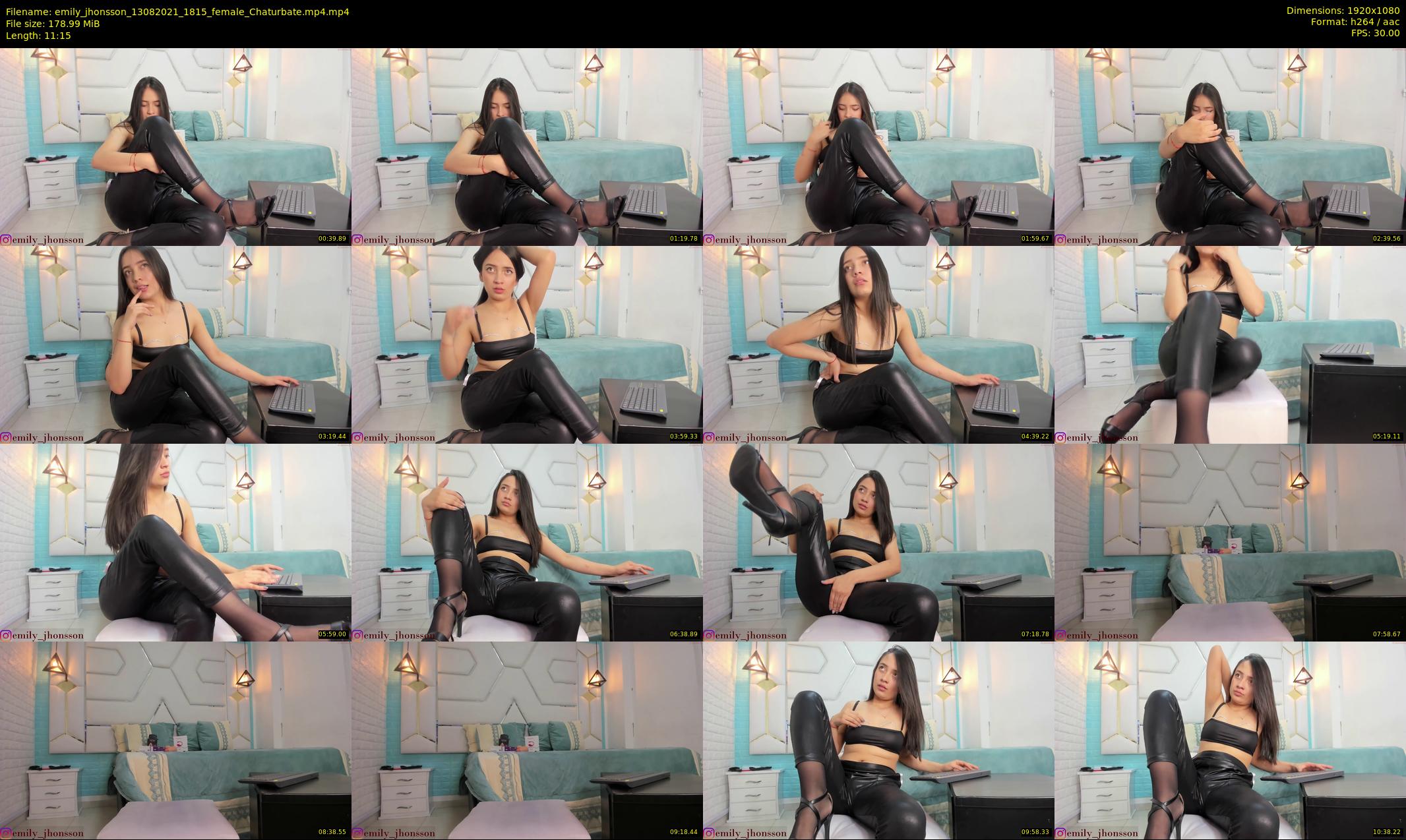 emily_jhonsson — 12 minute Chaturbate female cam show recording, 1080p, Aug 13, 2021