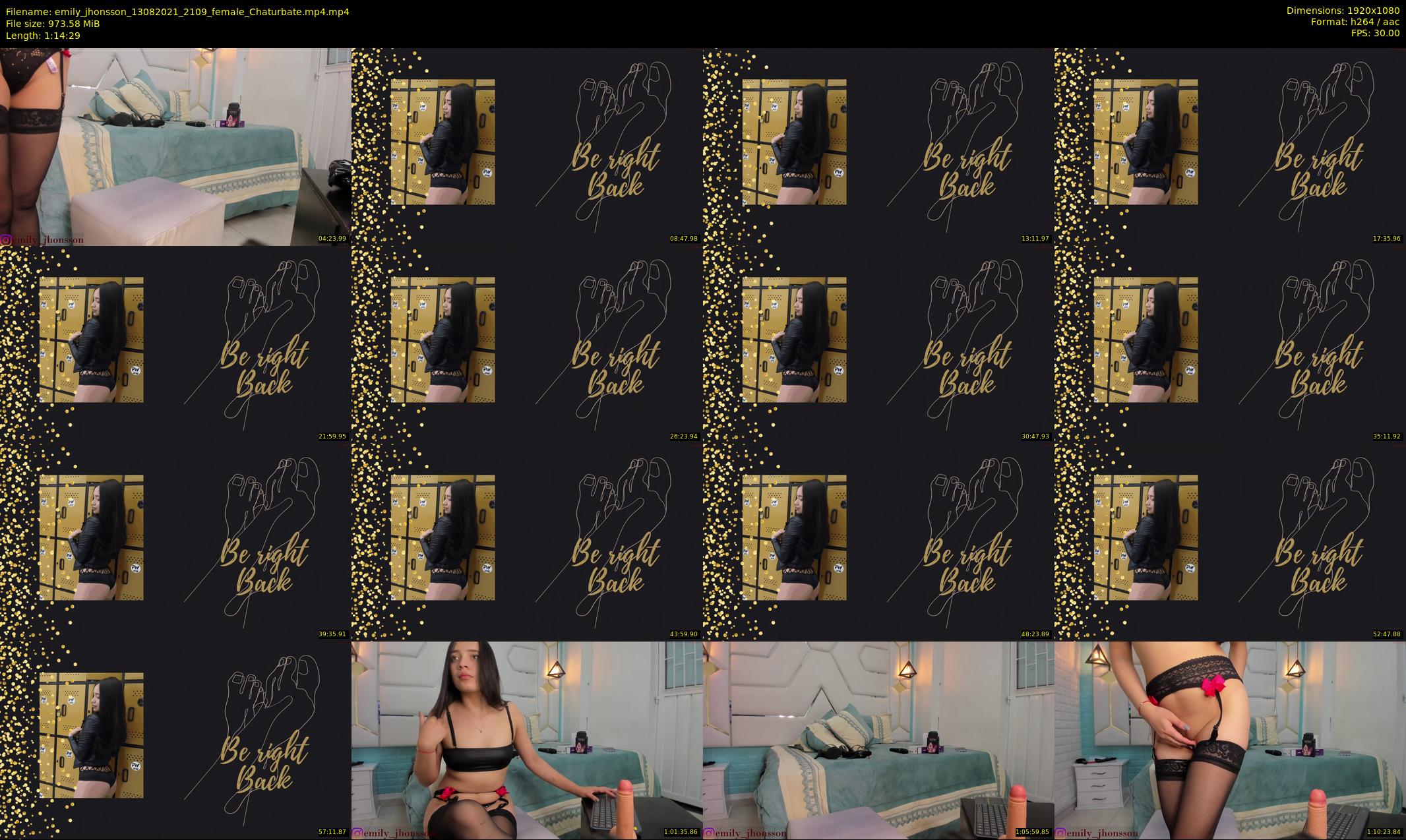 emily_jhonsson — 75 minute Chaturbate female cam show recording, 1080p, Aug 13, 2021