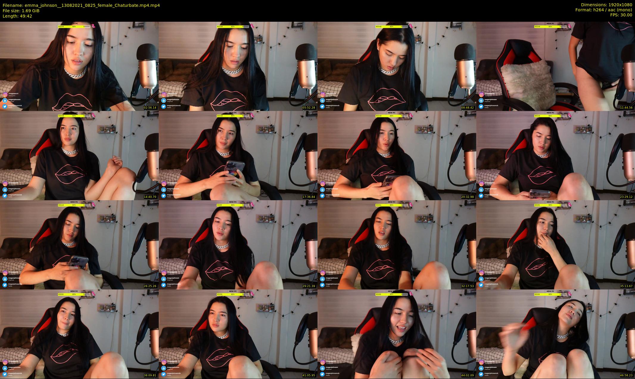 emma_johnson_ — 50 minute Chaturbate female cam show recording, 1080p, Aug 13, 2021