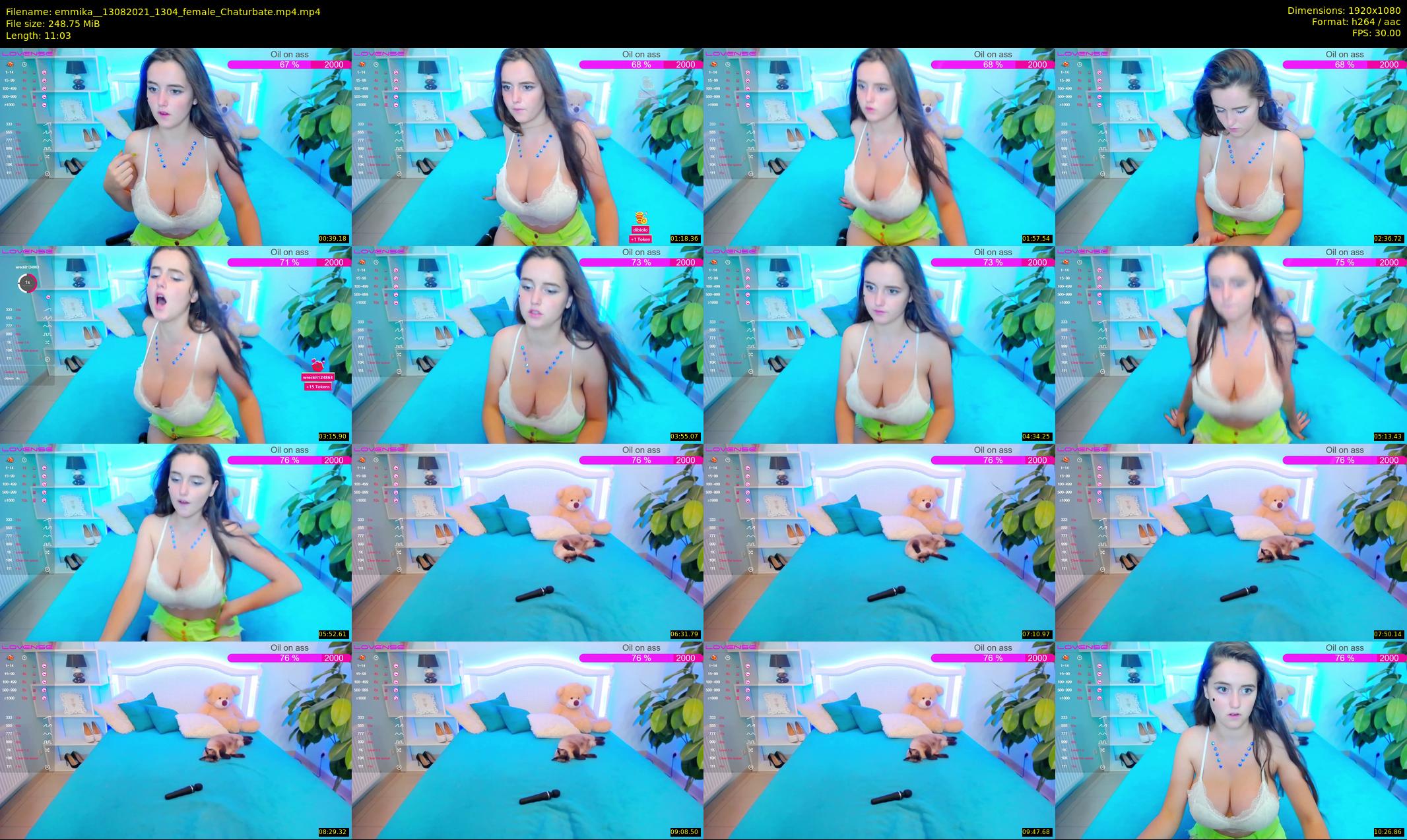 emmika_ — 12 minute Chaturbate female cam show recording, 1080p, Aug 13, 2021