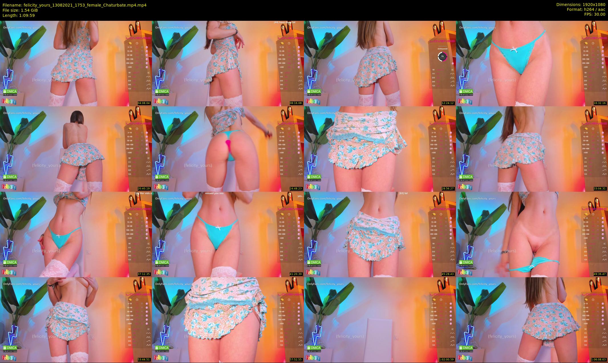 felicity_yours — 70 minute Chaturbate female cam show recording, 1080p, Aug 13, 2021