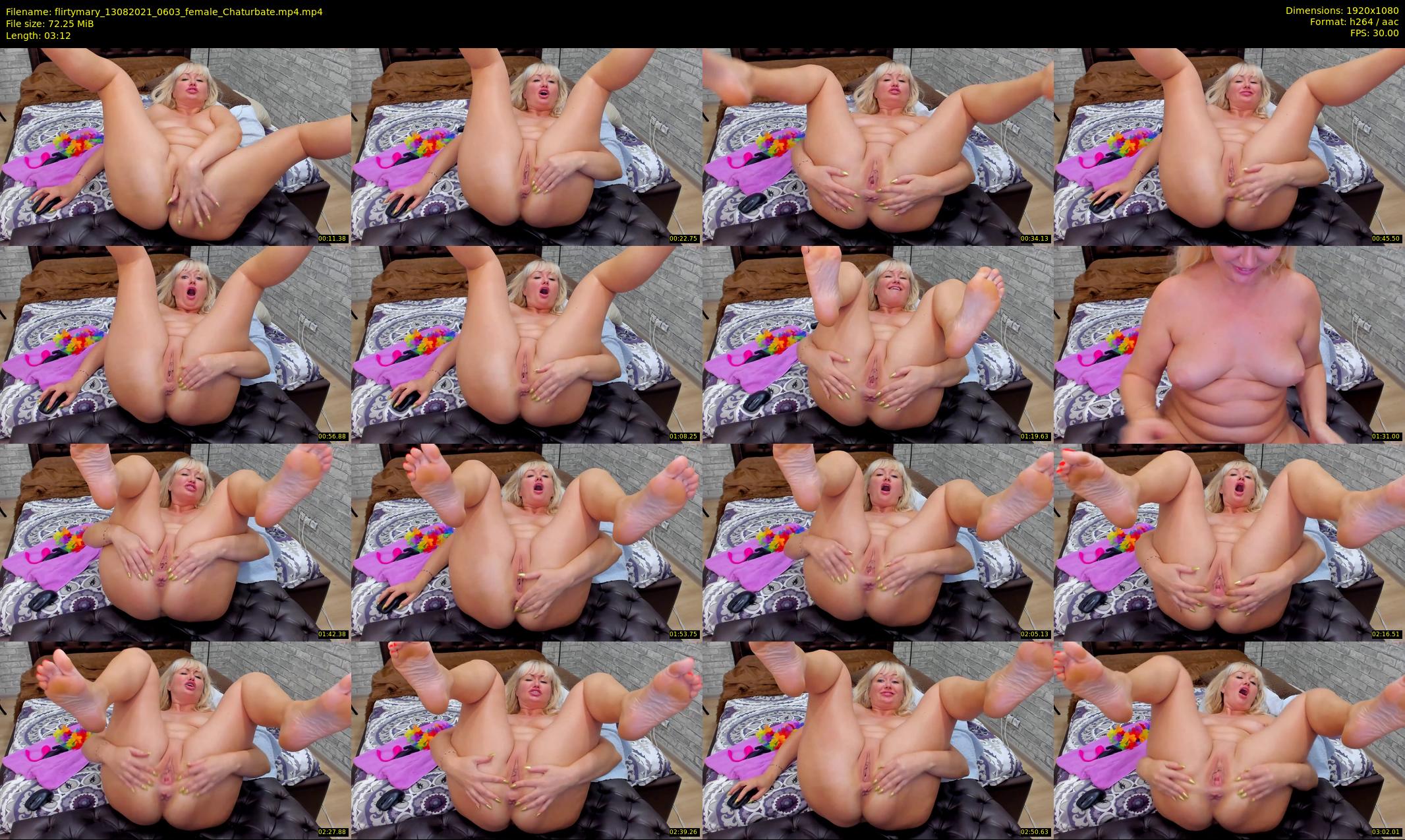 flirtymary — 4 minute Chaturbate female cam show recording, 1080p, Aug 13, 2021