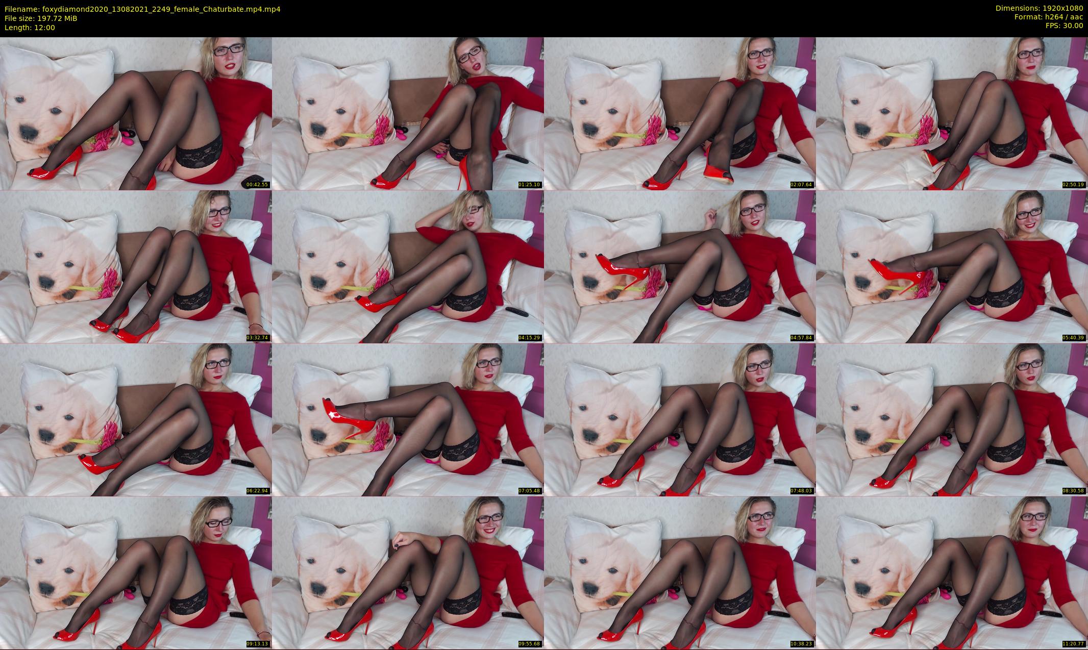 foxydiamond2020 — 12 minute Chaturbate female cam show recording, 1080p, Aug 13, 2021