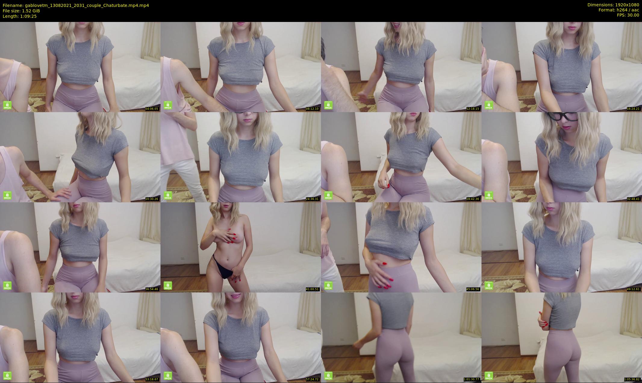 gablovetm — 70 minute Chaturbate couple cam show recording, 1080p, Aug 13, 2021