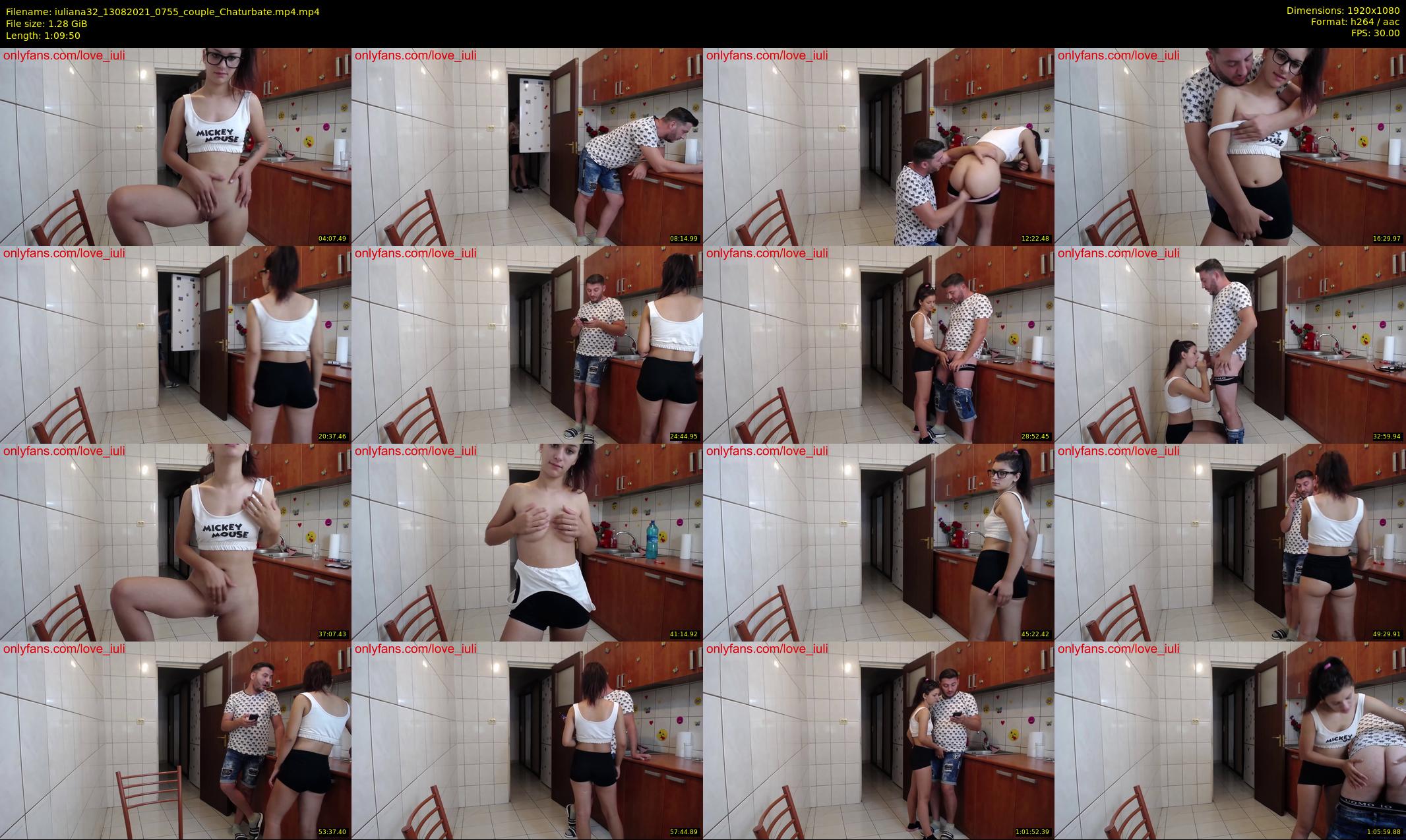 iuliana32 — 70 minute Chaturbate couple cam show recording, 1080p, Aug 13, 2021