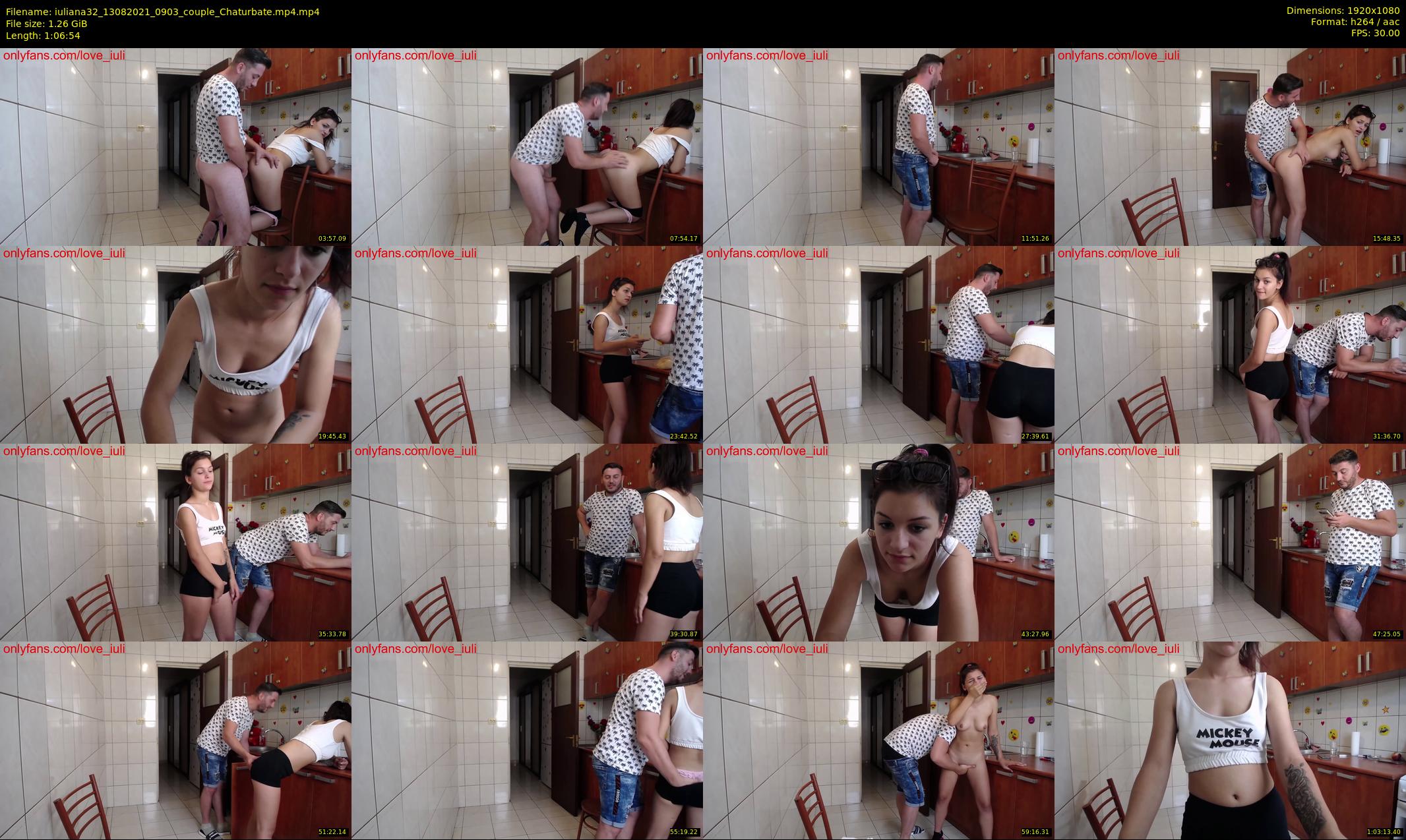 iuliana32 — 67 minute Chaturbate couple cam show recording, 1080p, Aug 13, 2021