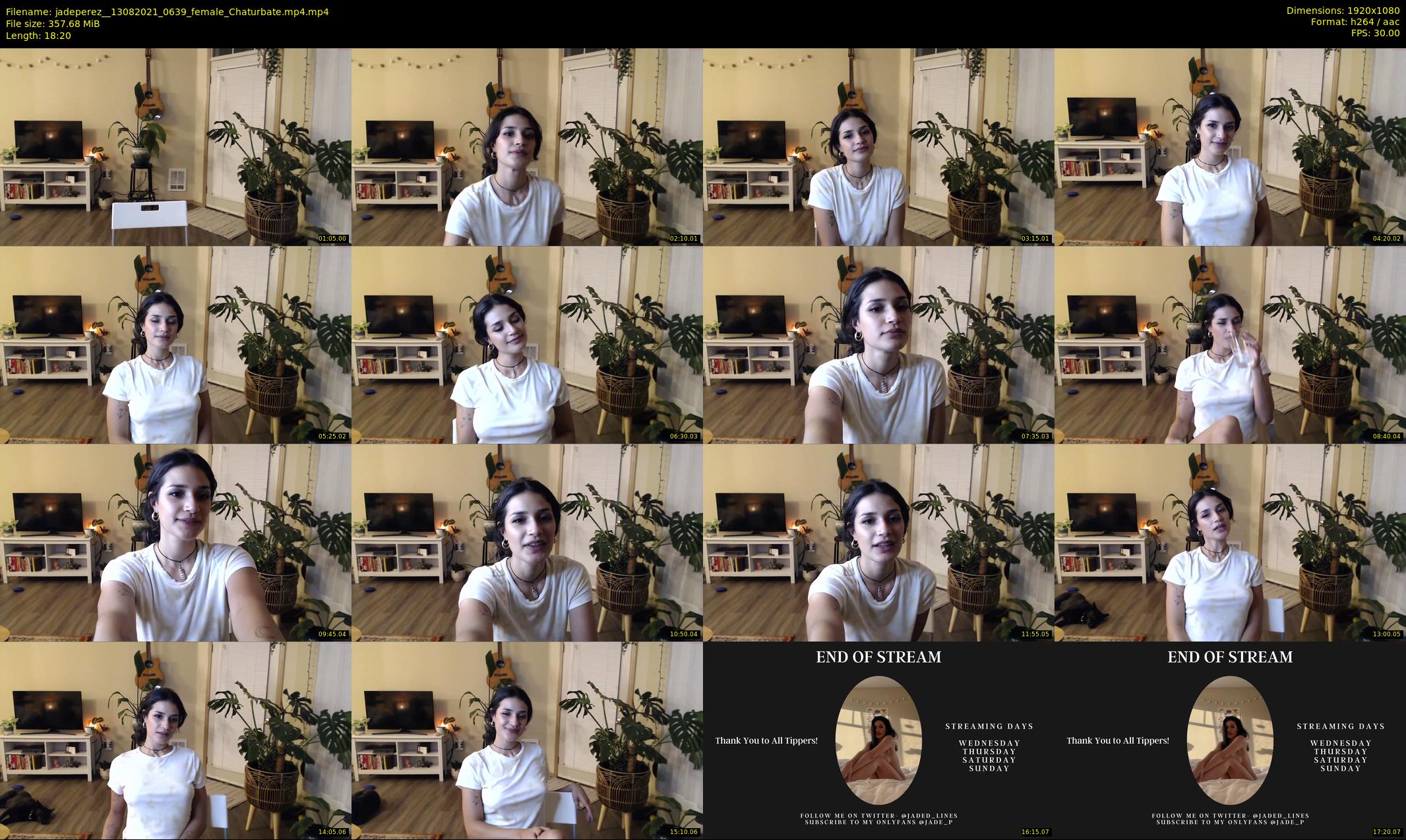 jadeperez_ — 19 minute Chaturbate female cam show recording, 1080p, Aug 13, 2021