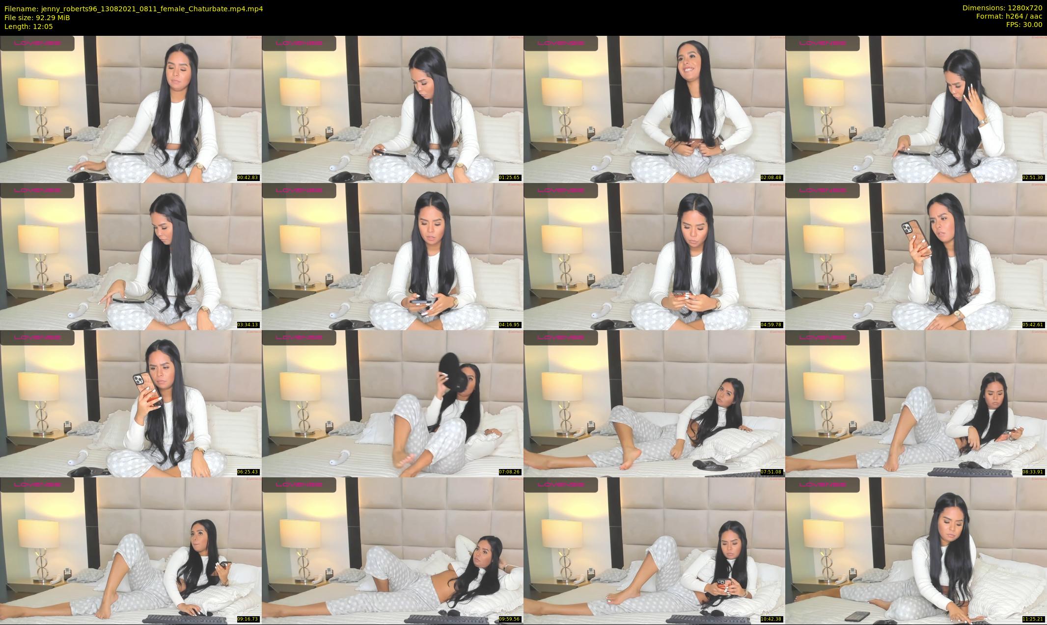 jenny_roberts96 — 13 minute Chaturbate female cam show recording, 720p, Aug 13, 2021