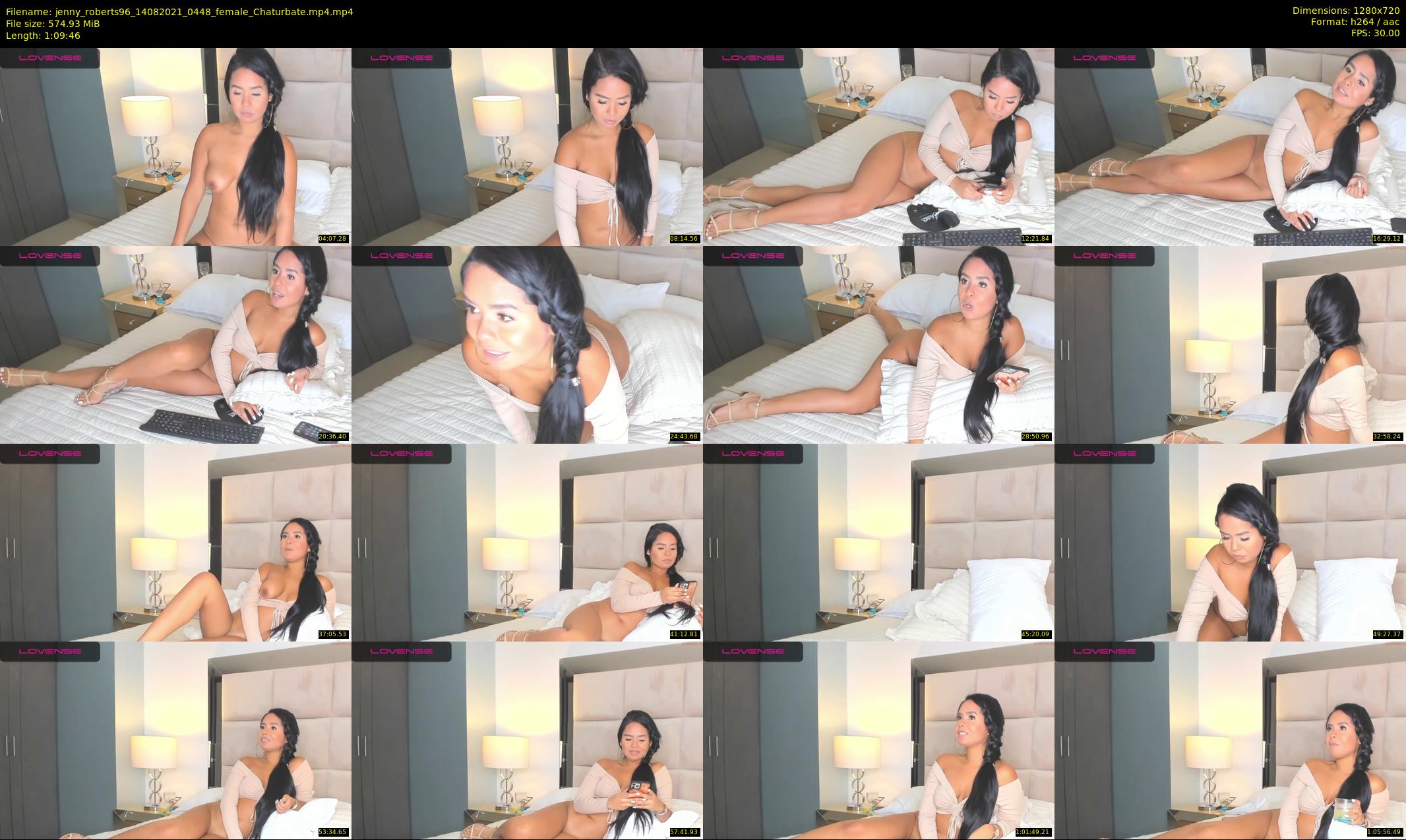 jenny_roberts96 — 70 minute Chaturbate female cam show recording, 720p, Aug 14, 2021