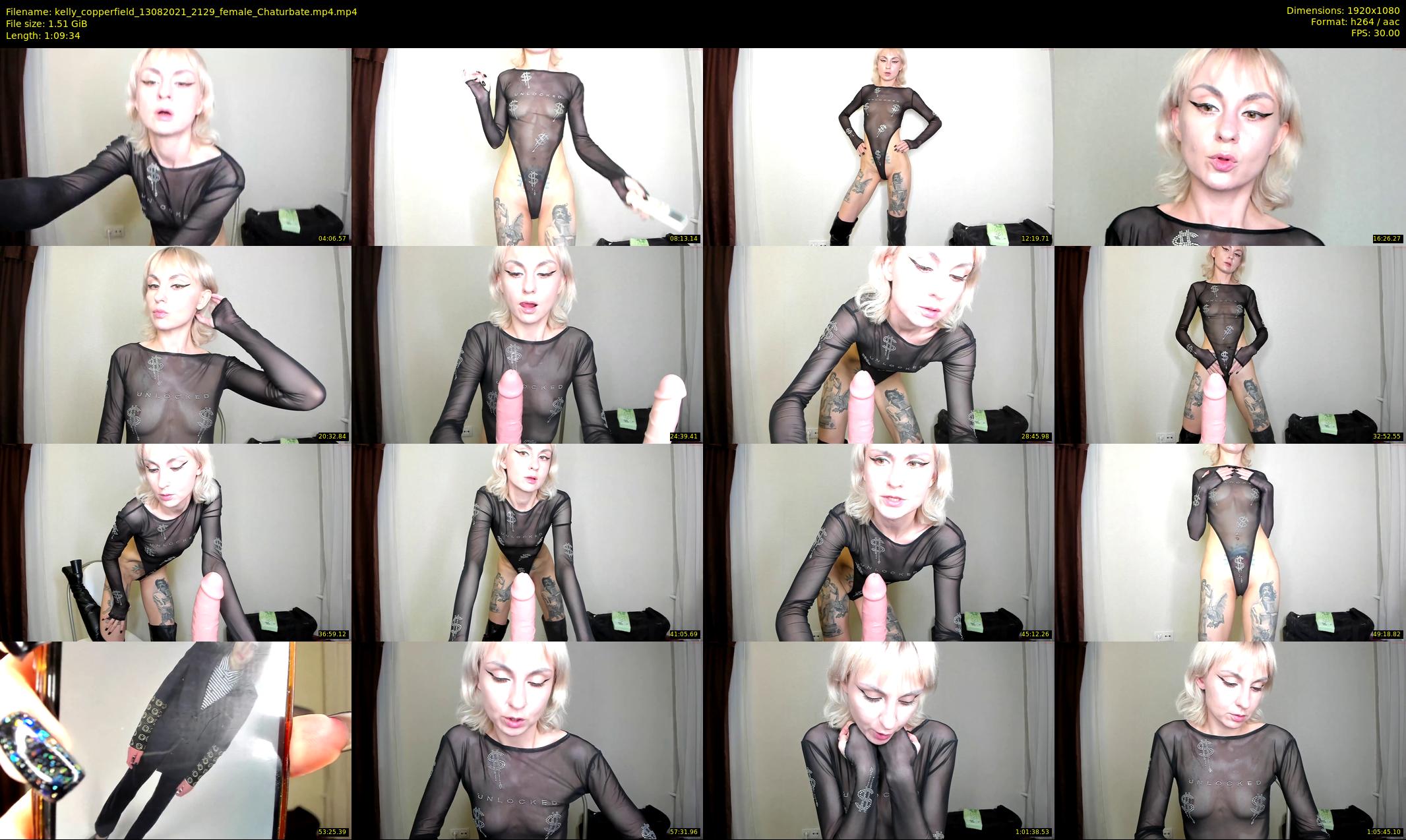 kelly_copperfield — 70 minute Chaturbate female cam show recording, 1080p, Aug 13, 2021