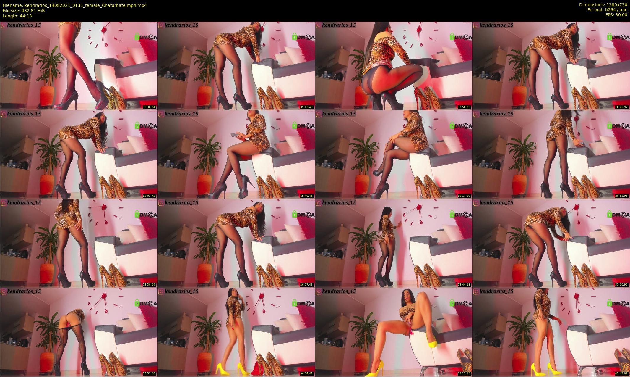 kendrarios — 45 minute Chaturbate female cam show recording, 720p, Aug 14, 2021