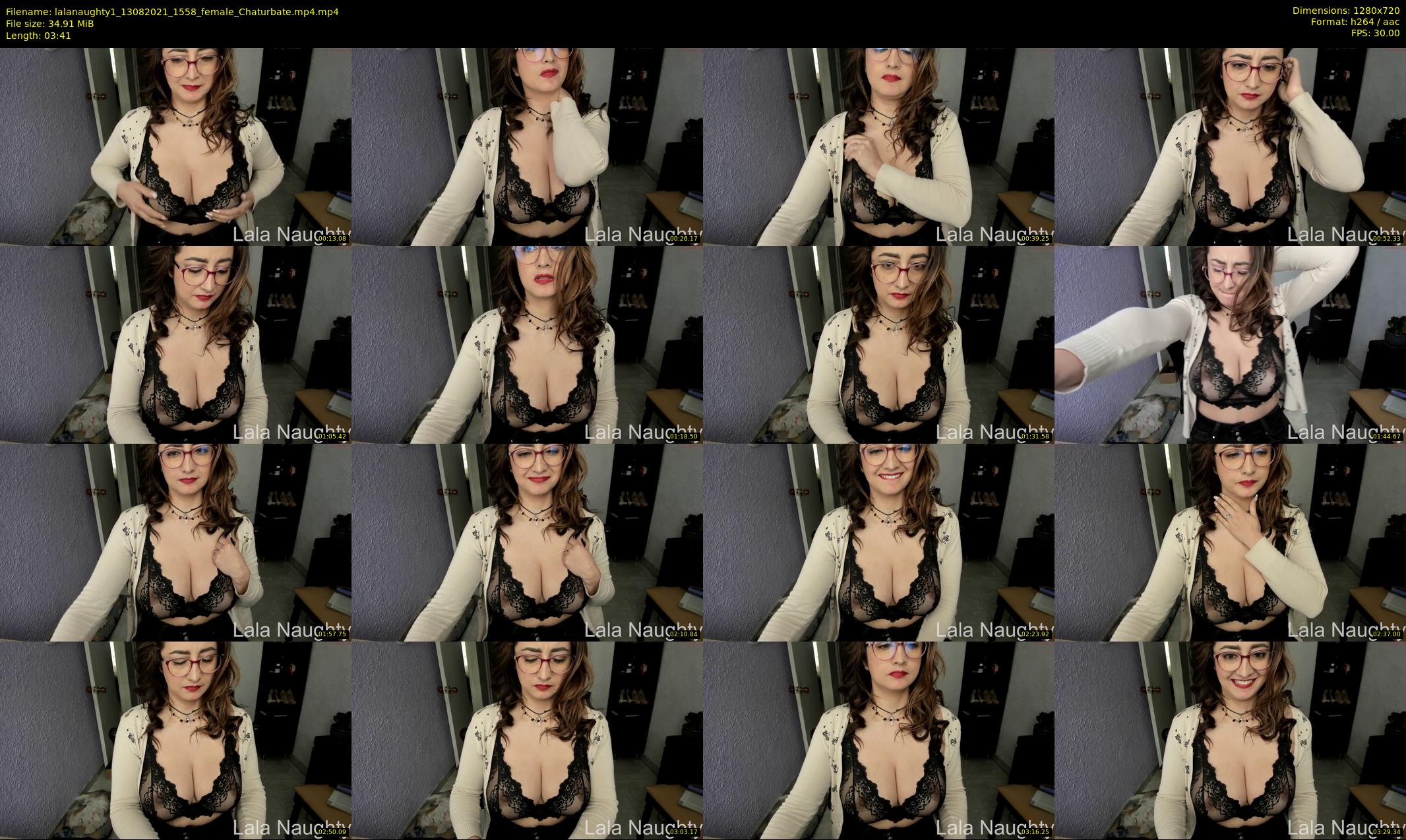 lalanaughty1 — 4 minute Chaturbate female cam show recording, 720p, Aug 13, 2021
