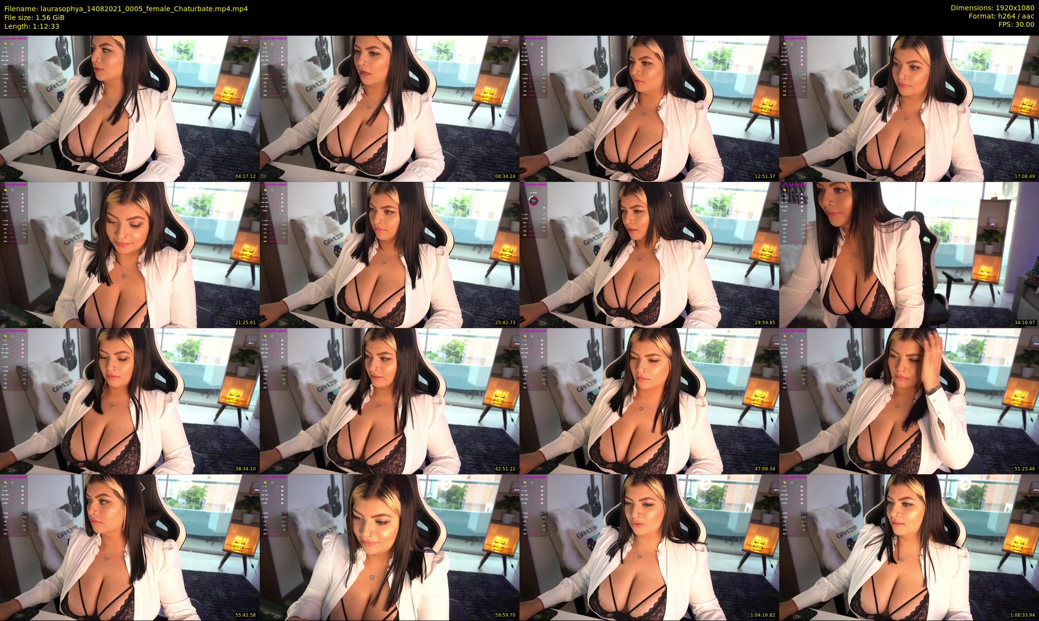 laurasophya — 73 minute Chaturbate female cam show recording, 1080p, Aug 14, 2021
