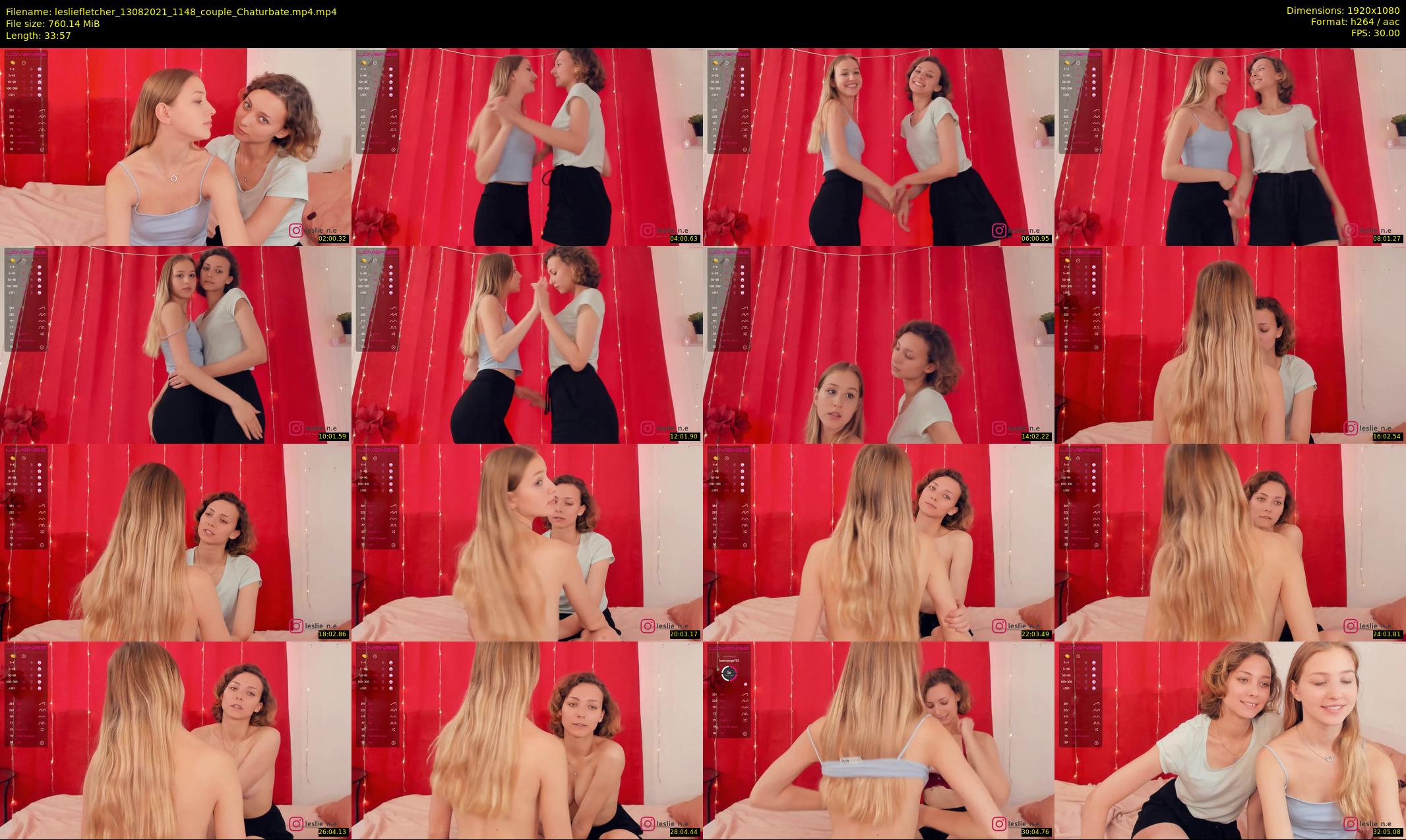 lesliefletcher — 34 minute Chaturbate couple cam show recording, 1080p, Aug 13, 2021