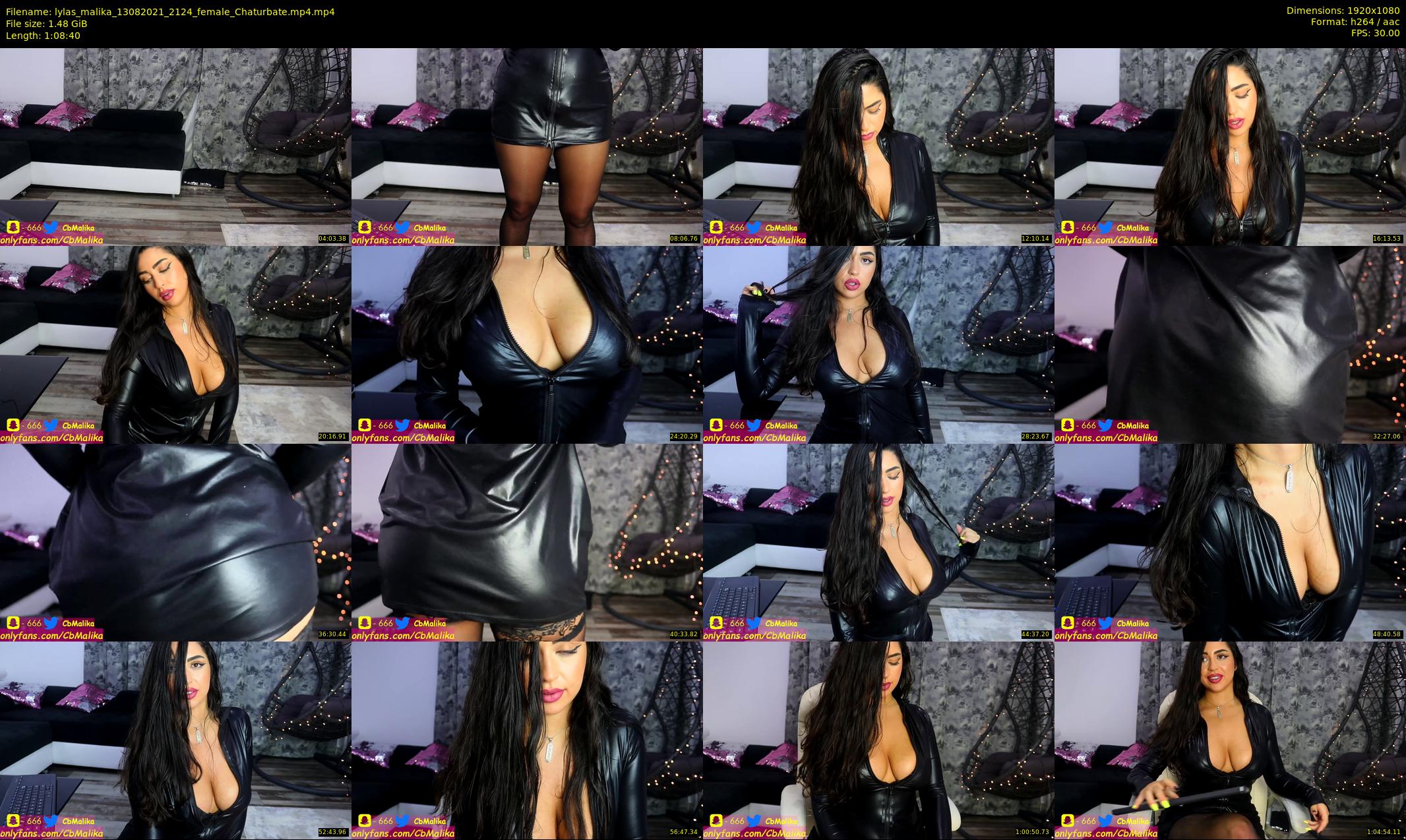 lylas_malika — 69 minute Chaturbate female cam show recording, 1080p, Aug 13, 2021