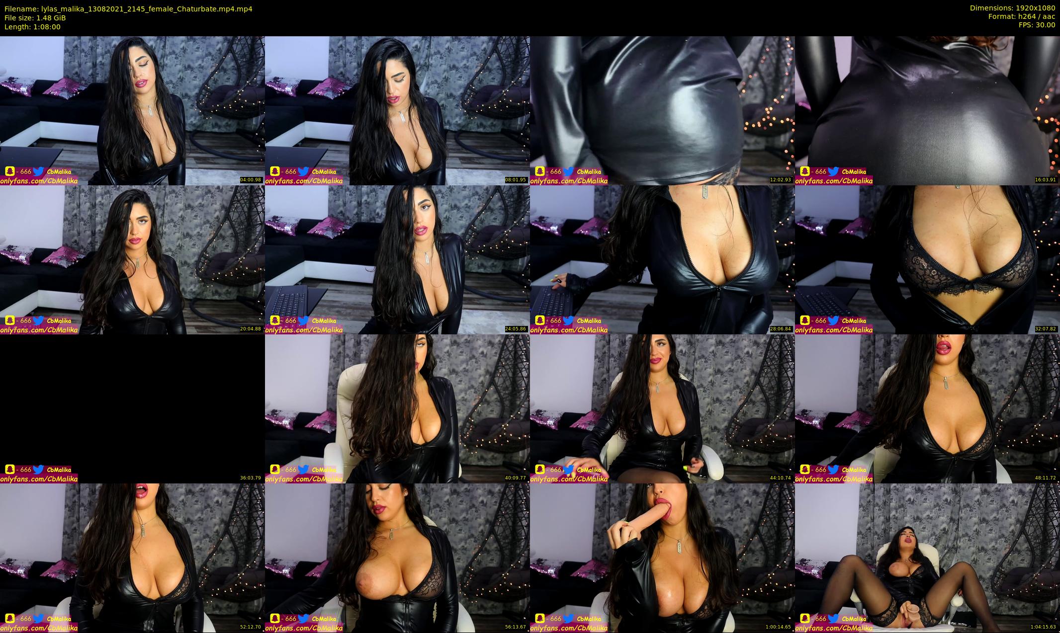 lylas_malika — 68 minute Chaturbate female cam show recording, 1080p, Aug 13, 2021