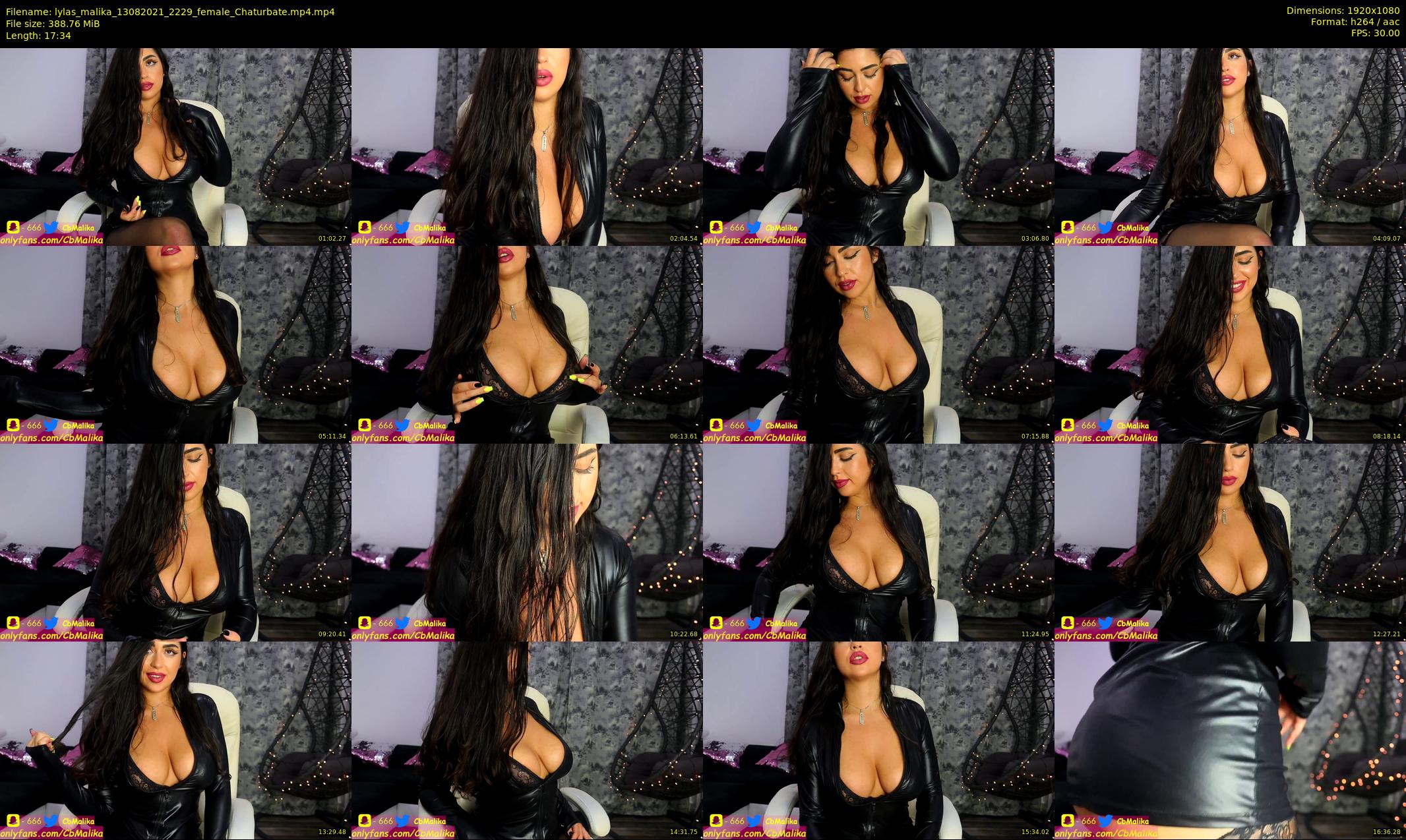 lylas_malika — 18 minute Chaturbate female cam show recording, 1080p, Aug 13, 2021