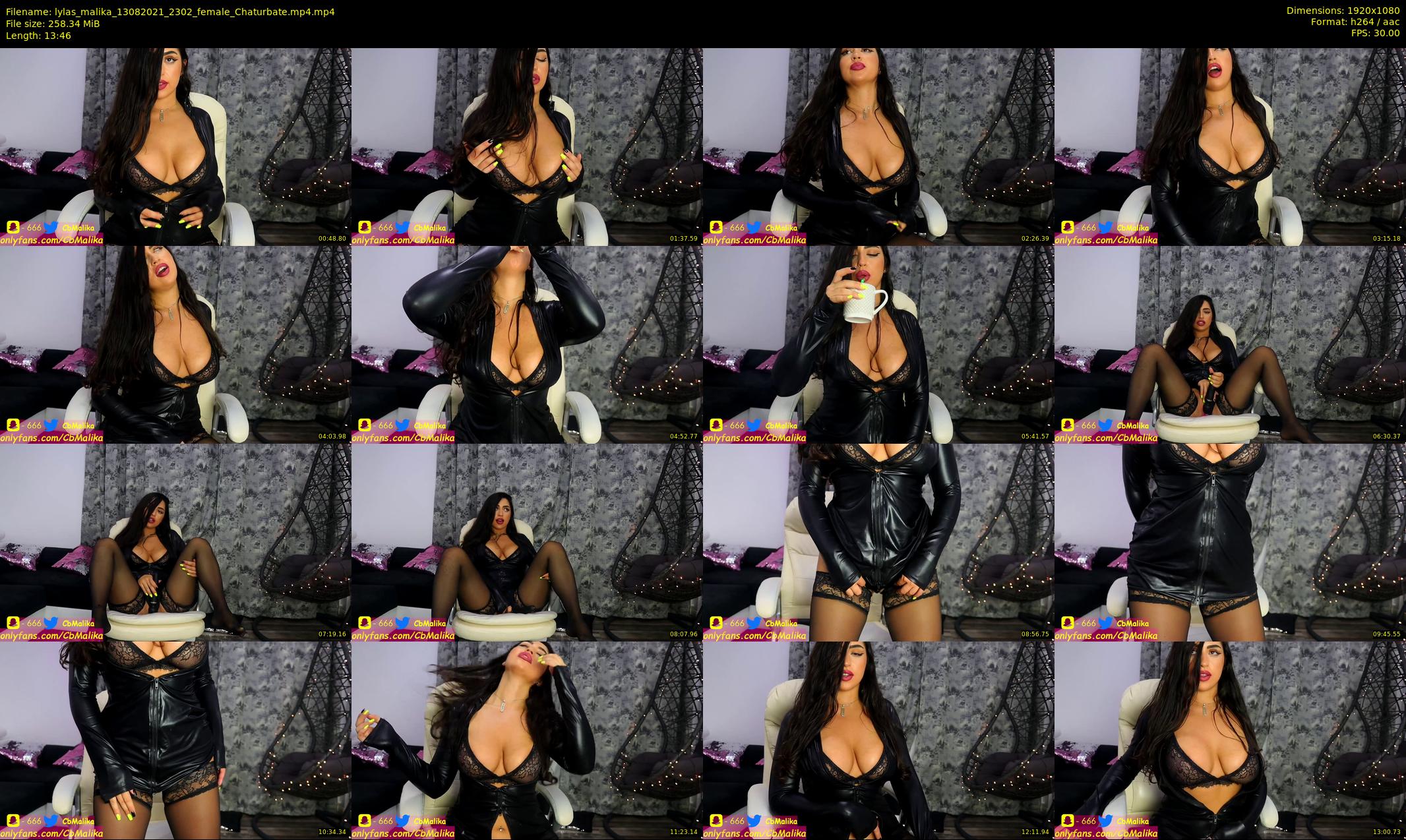lylas_malika — 14 minute Chaturbate female cam show recording, 1080p, Aug 13, 2021
