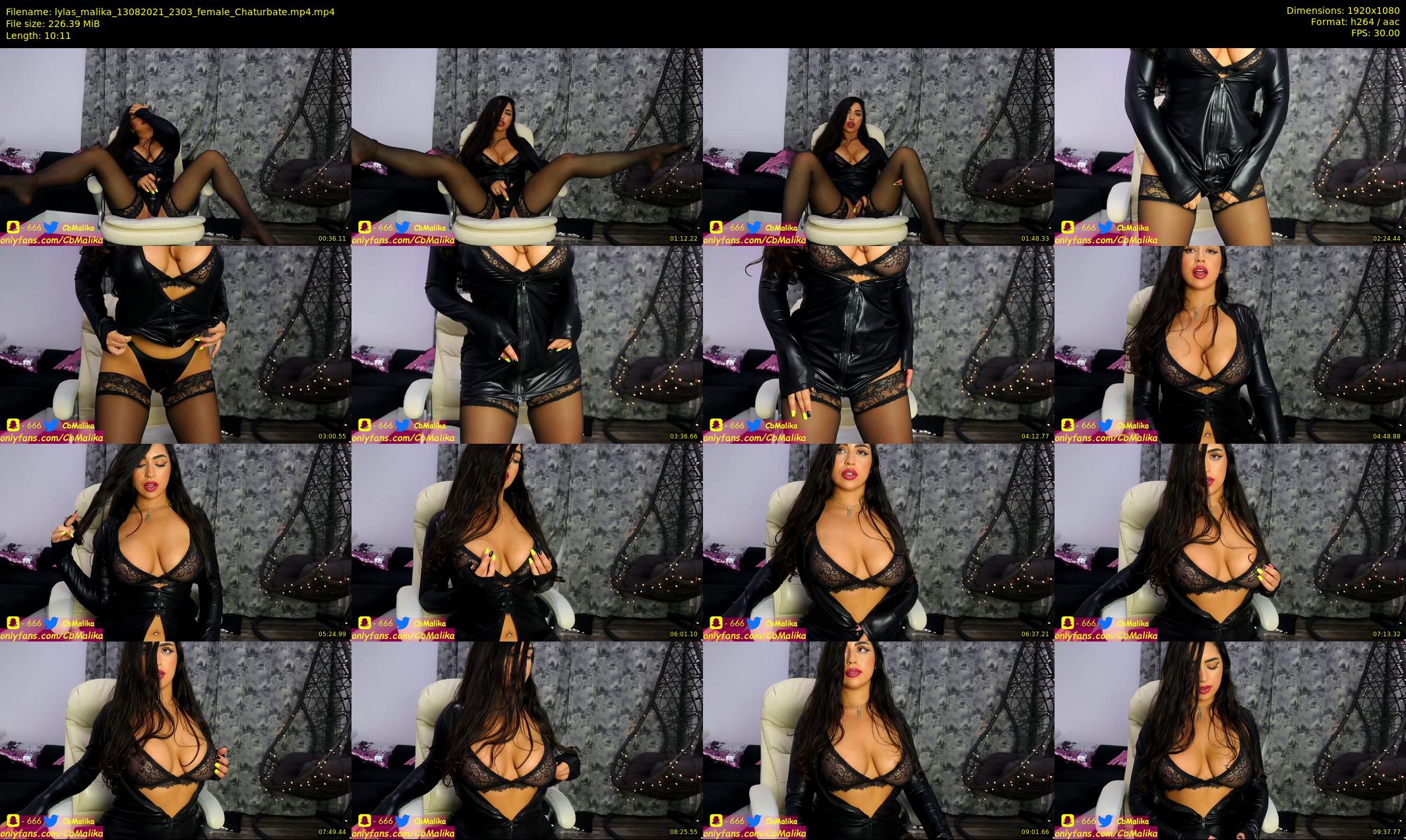 lylas_malika — 11 minute Chaturbate female cam show recording, 1080p, Aug 13, 2021