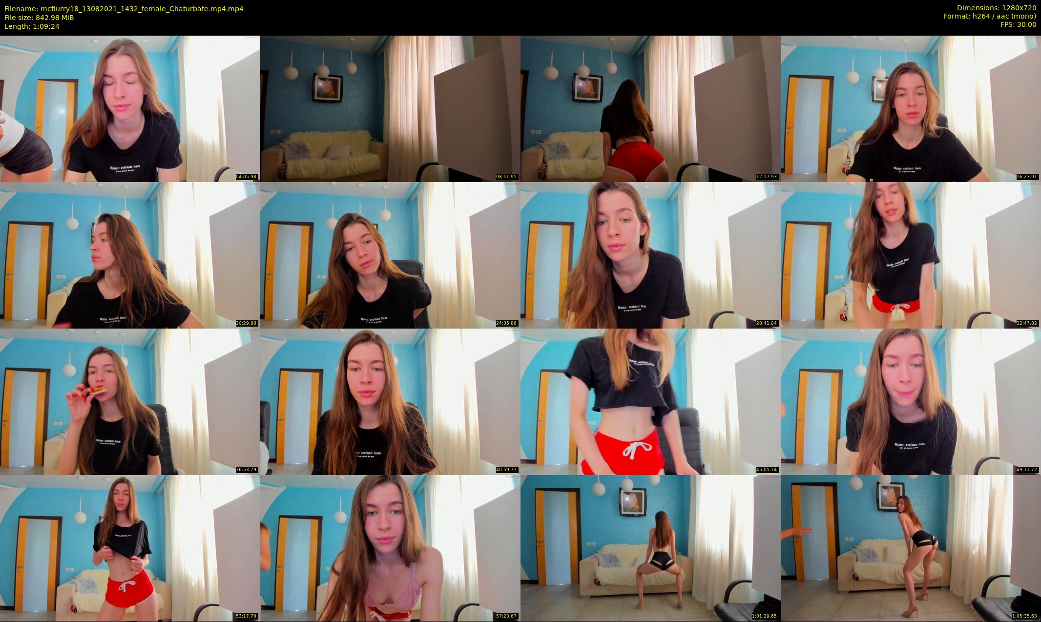 mcflurry18 — 70 minute Chaturbate female cam show recording, 720p, Aug 13, 2021