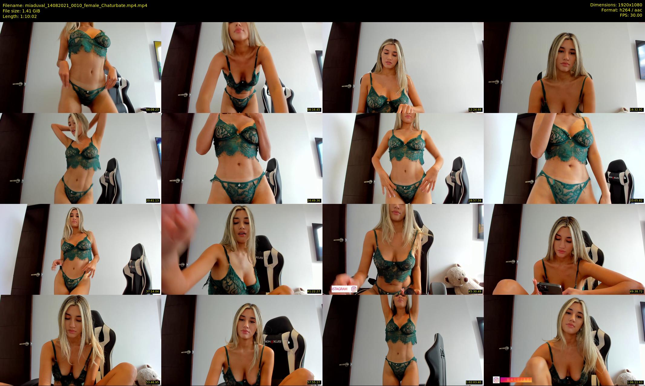 miaduval — 71 minute Chaturbate female cam show recording, 1080p, Aug 14, 2021