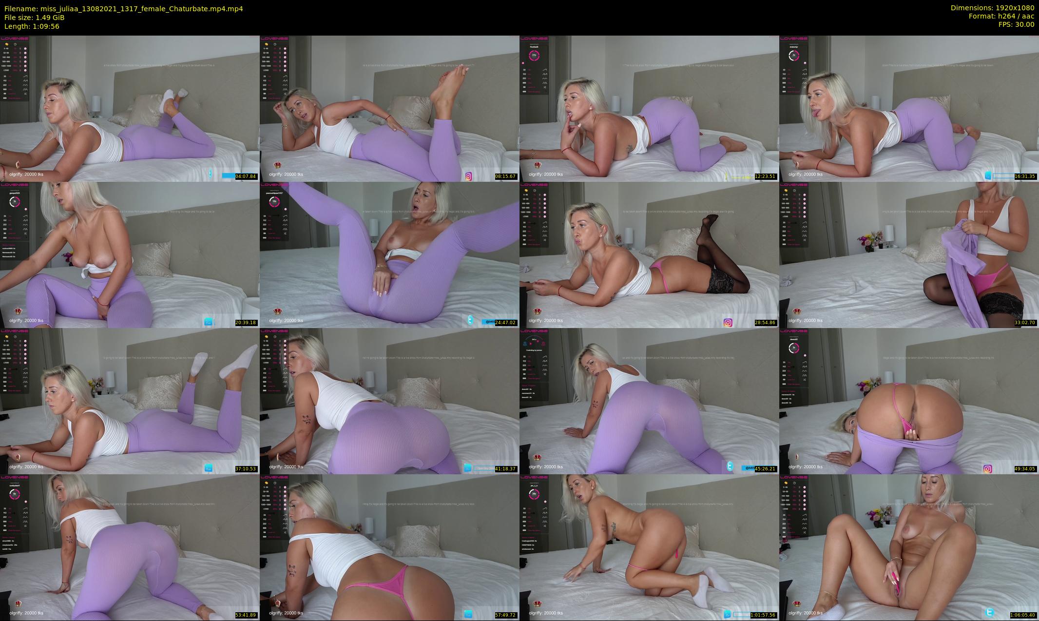 miss_juliaa — 70 minute Chaturbate female cam show recording, 1080p, Aug 13, 2021