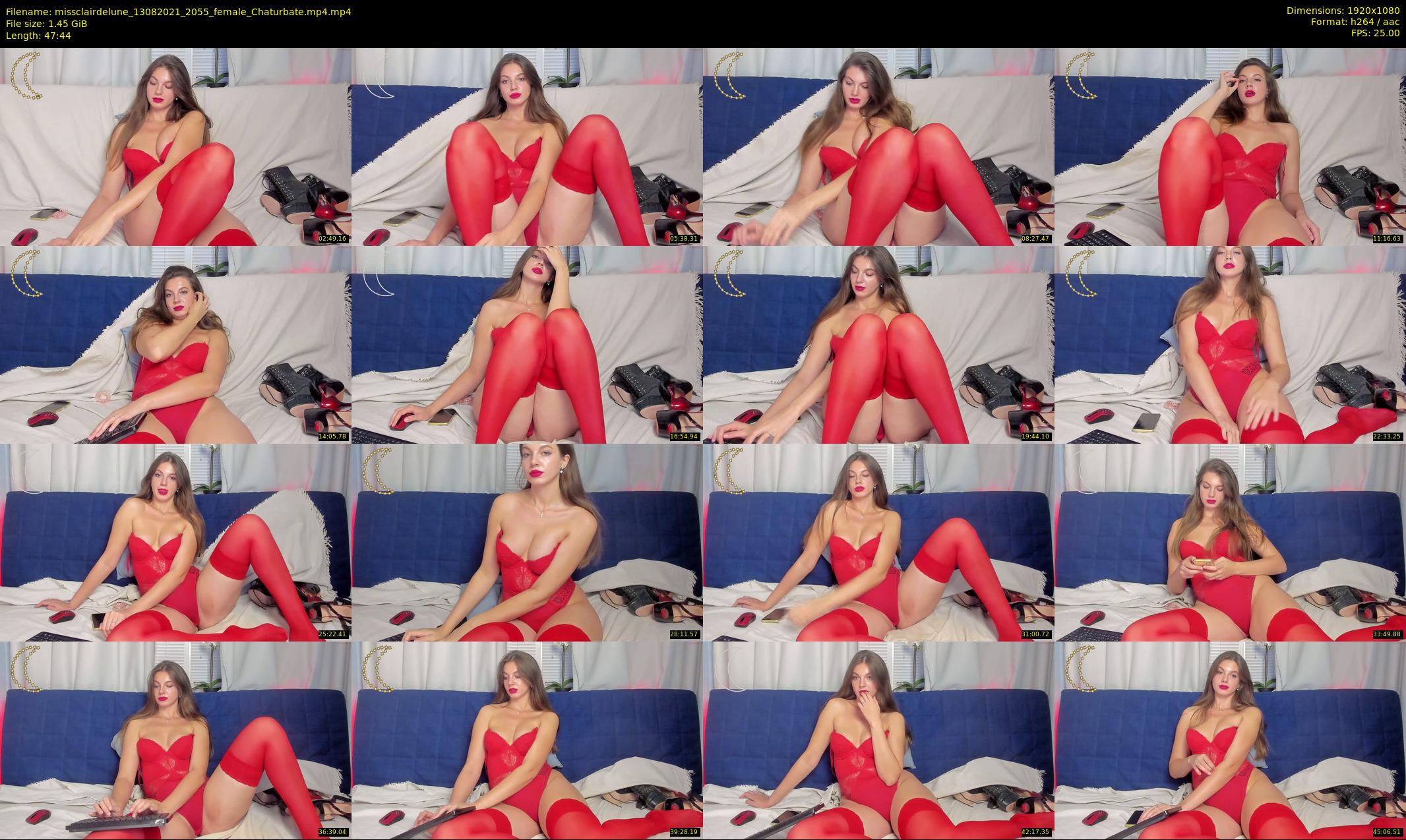 missclairdelune — 48 minute Chaturbate female cam show recording, 1080p, Aug 13, 2021