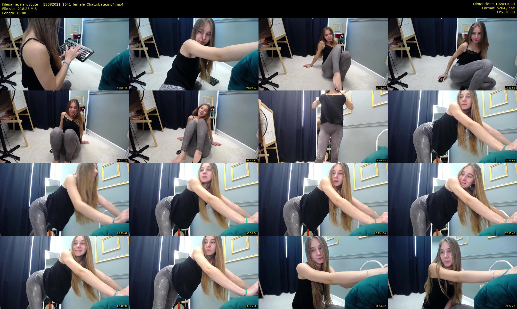 nancycute__ — 10 minute Chaturbate female cam show recording, 1080p, Aug 13, 2021
