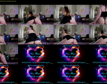 novaharper — 12 minute Chaturbate female cam show recording, 1080p, Aug 14, 2021