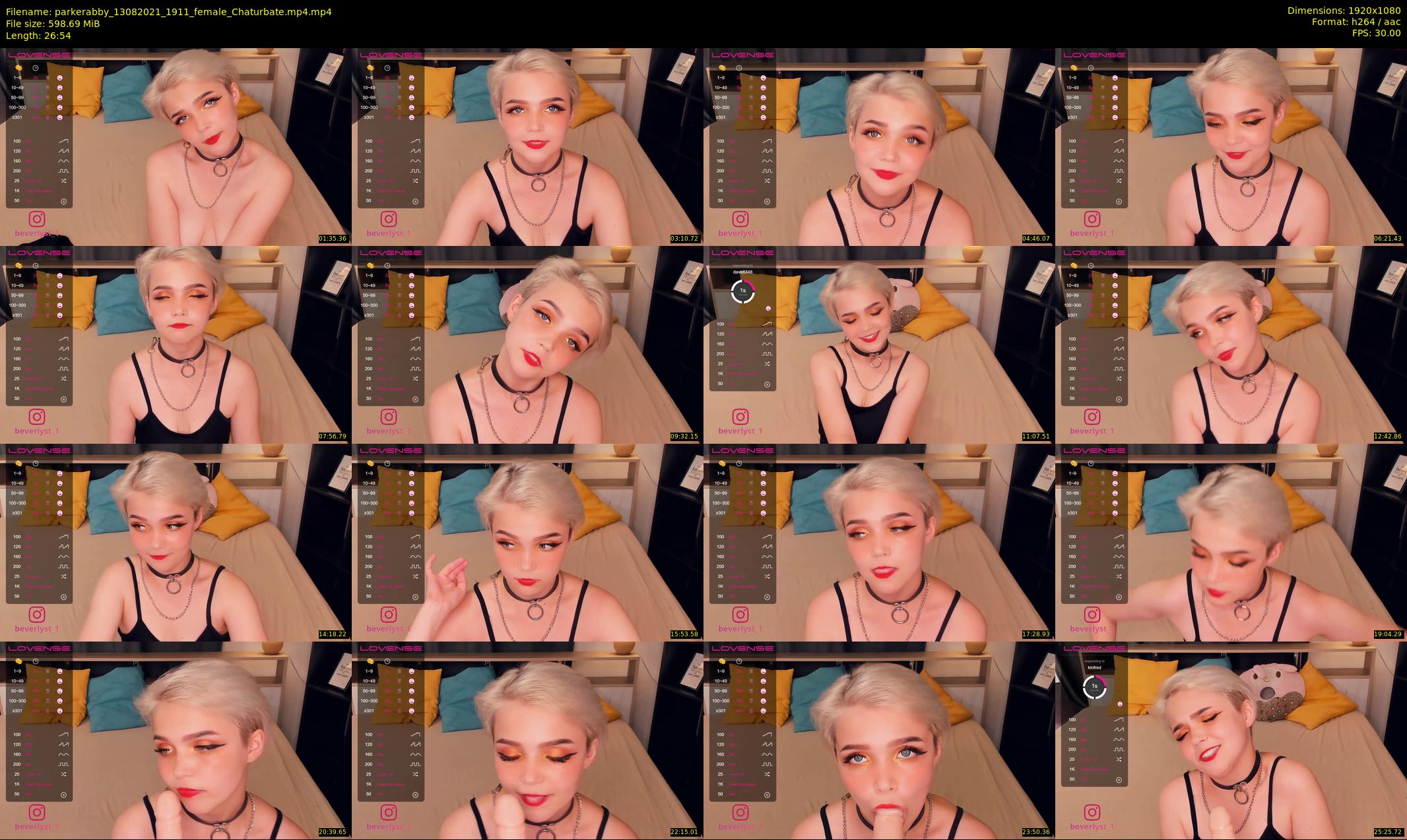 parkerabby — 27 minute Chaturbate couple cam show recording, 1080p, Aug 13, 2021