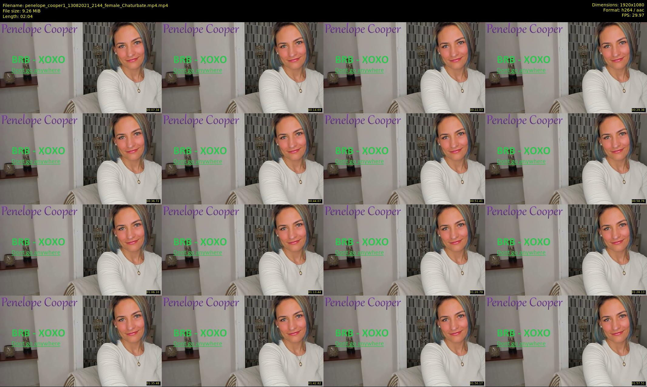 penelope_cooper1 — 3 minute Chaturbate female cam show recording, 1080p, Aug 13, 2021