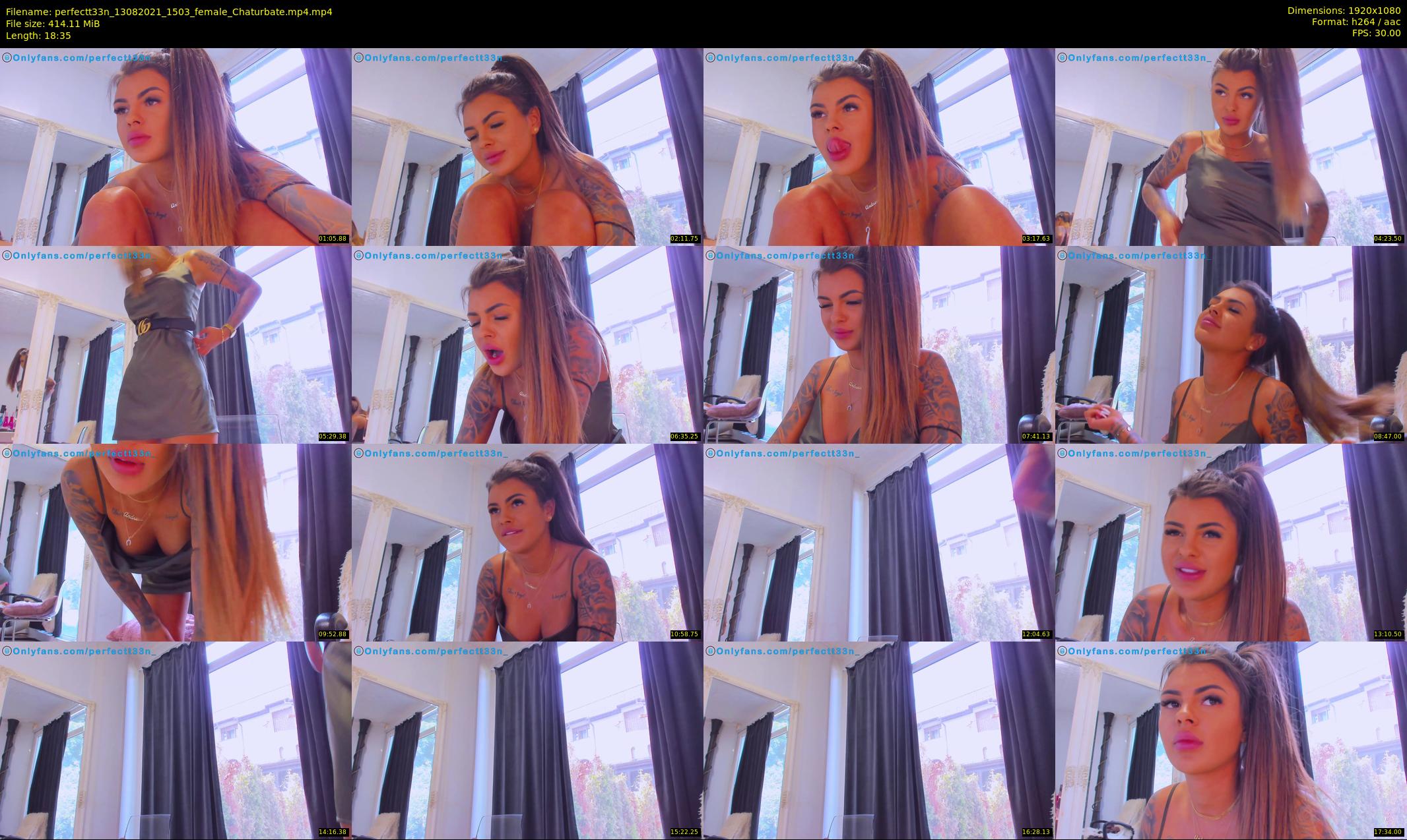 perfectt33n — 19 minute Chaturbate female cam show recording, 1080p, Aug 13, 2021